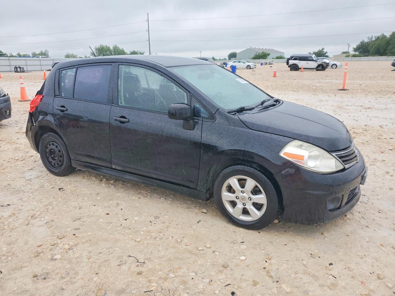 2010 Nissan Versa 1.8 S Black vin: 3N1BC1CP1AL440248
