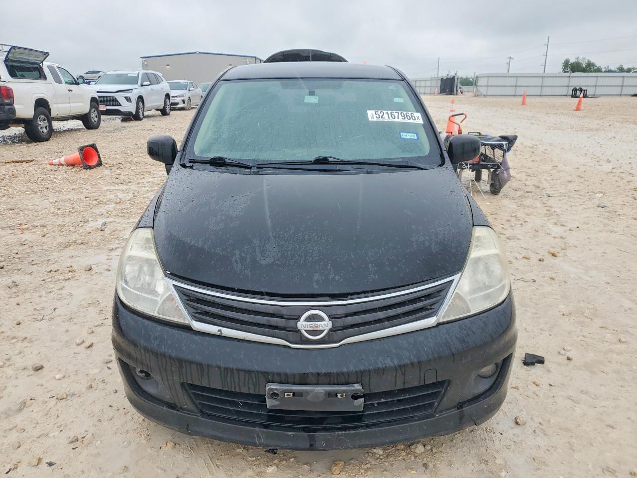 2010 Nissan Versa 1.8 S Black vin: 3N1BC1CP1AL440248