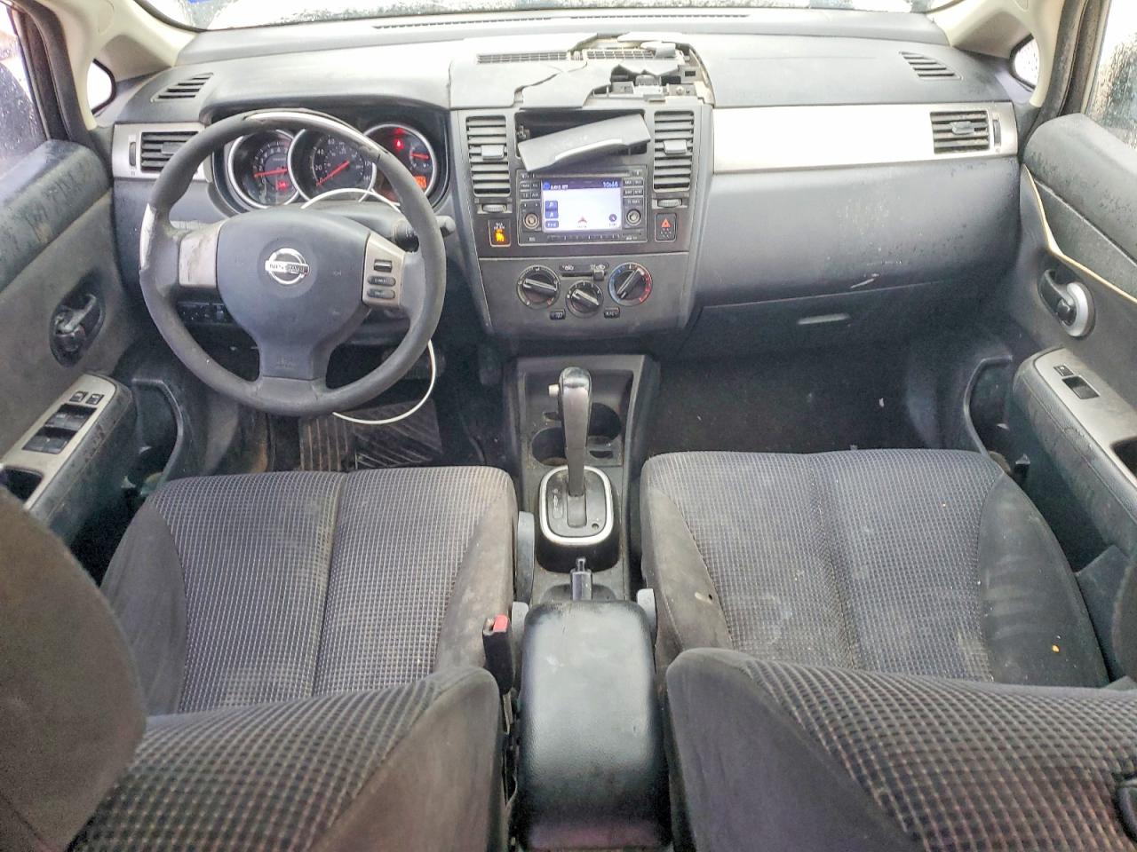 2010 Nissan Versa 1.8 S Black vin: 3N1BC1CP1AL440248