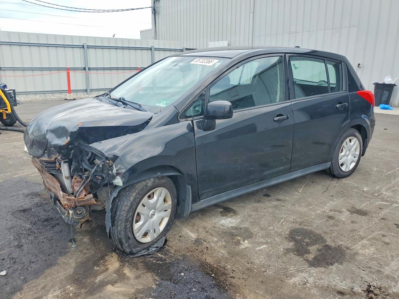2010 Nissan Versa 1.8 S Black vin: 3N1BC1CP1AL462444
