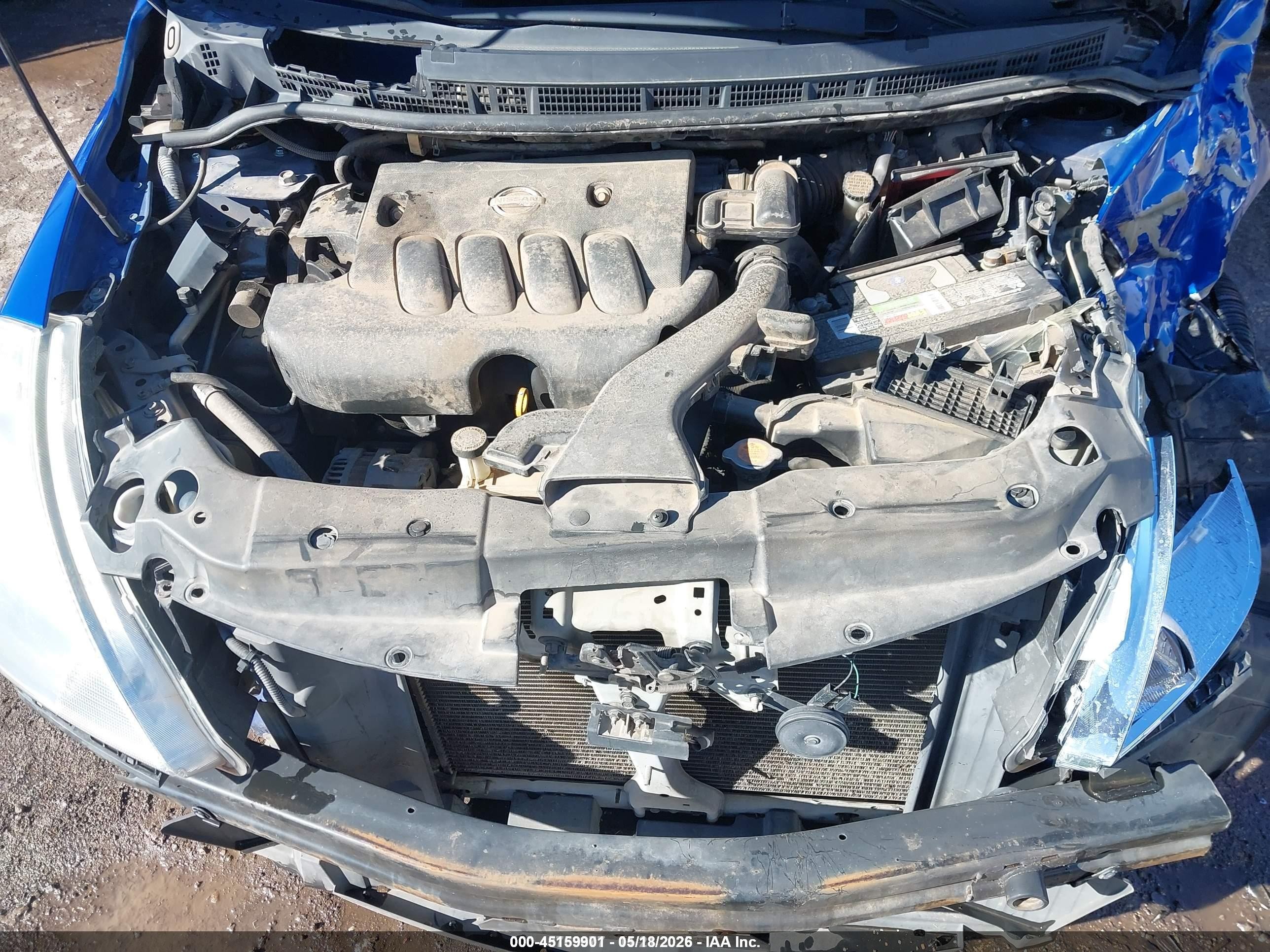 2011 Nissan Versa 1.8s Синий vin: 3N1BC1CP1BL368341