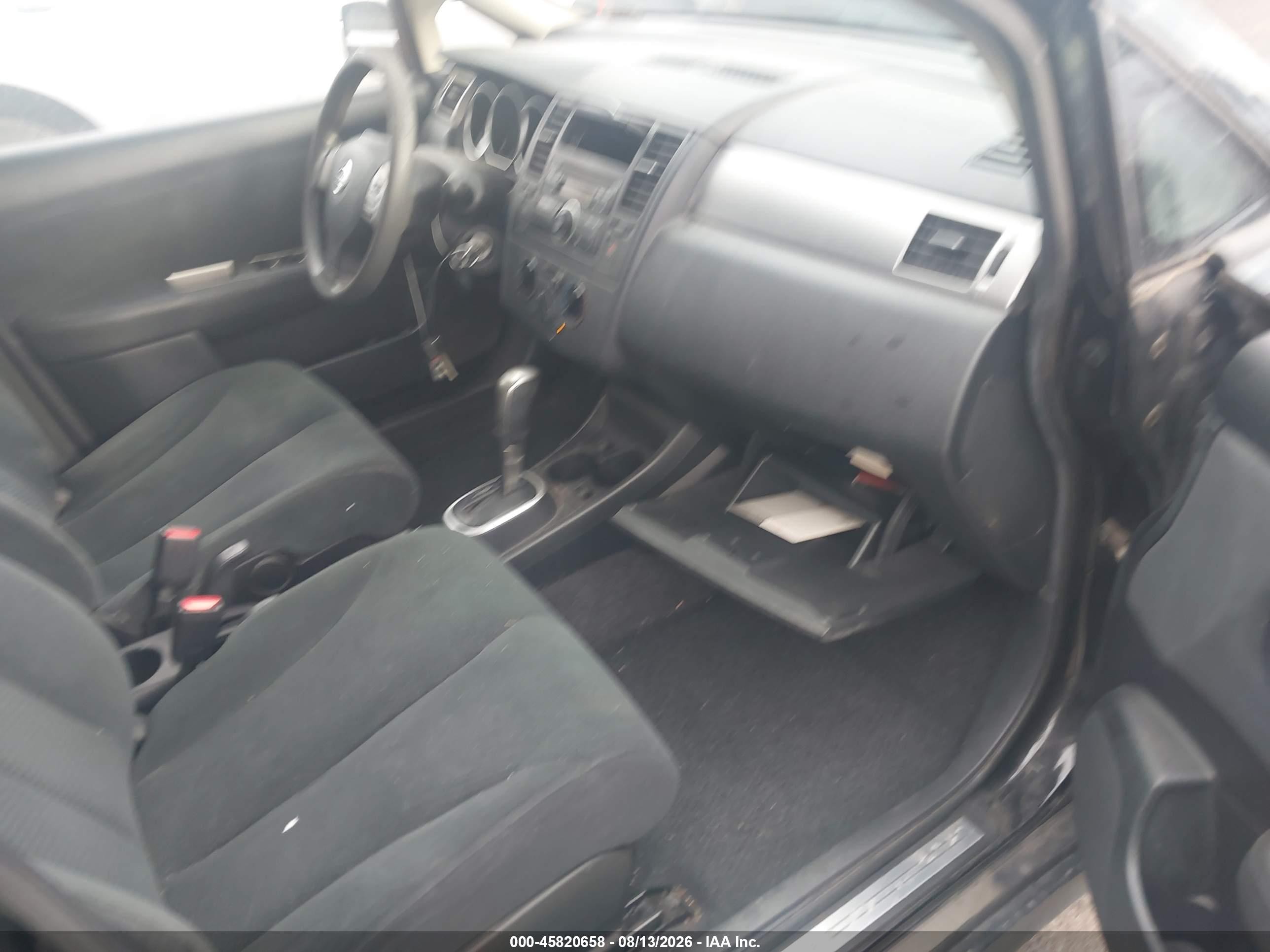 2011 Nissan Versa 1.8s Black vin: 3N1BC1CP1BL386581