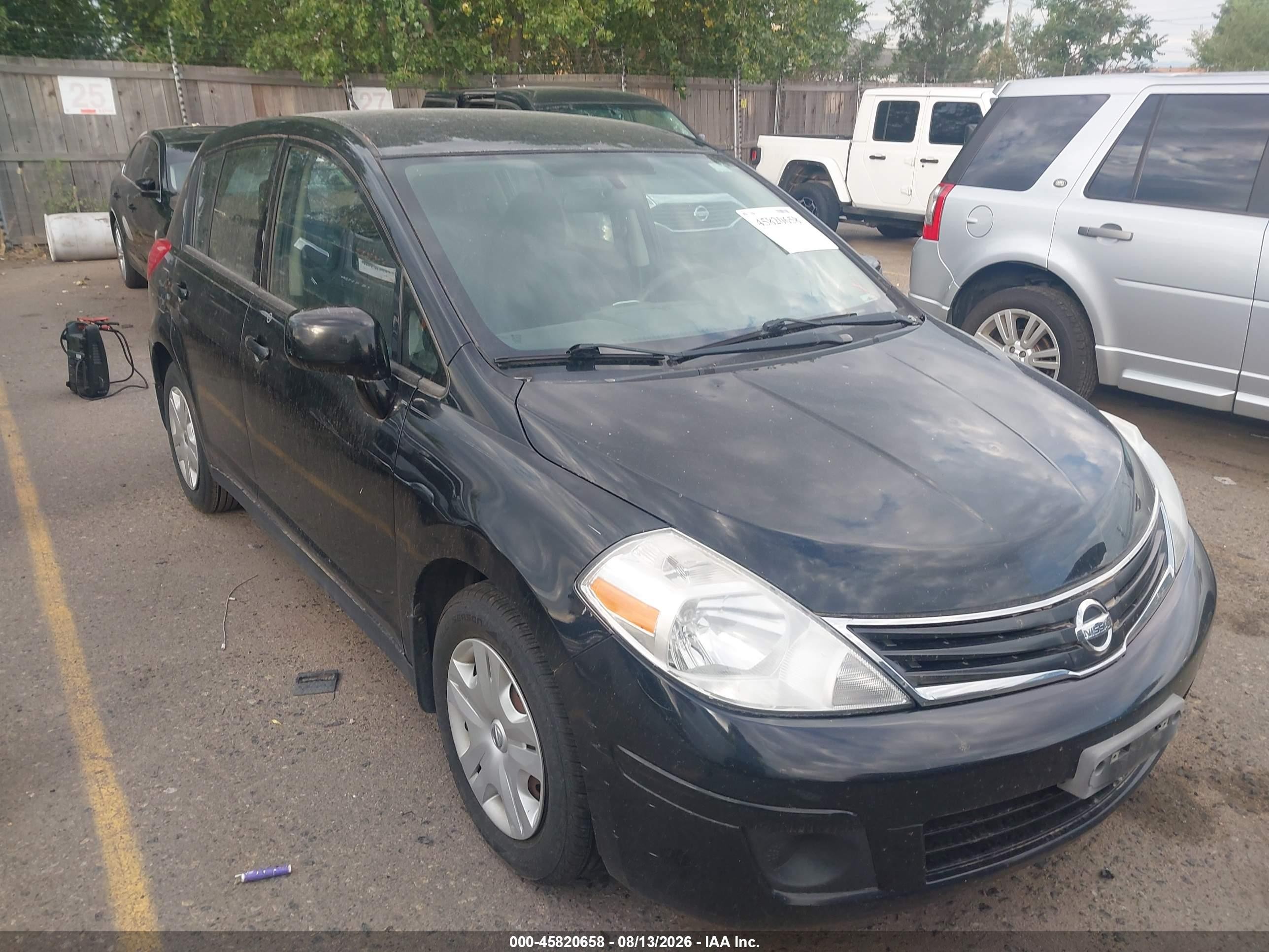 2011 Nissan Versa 1.8s Black vin: 3N1BC1CP1BL386581