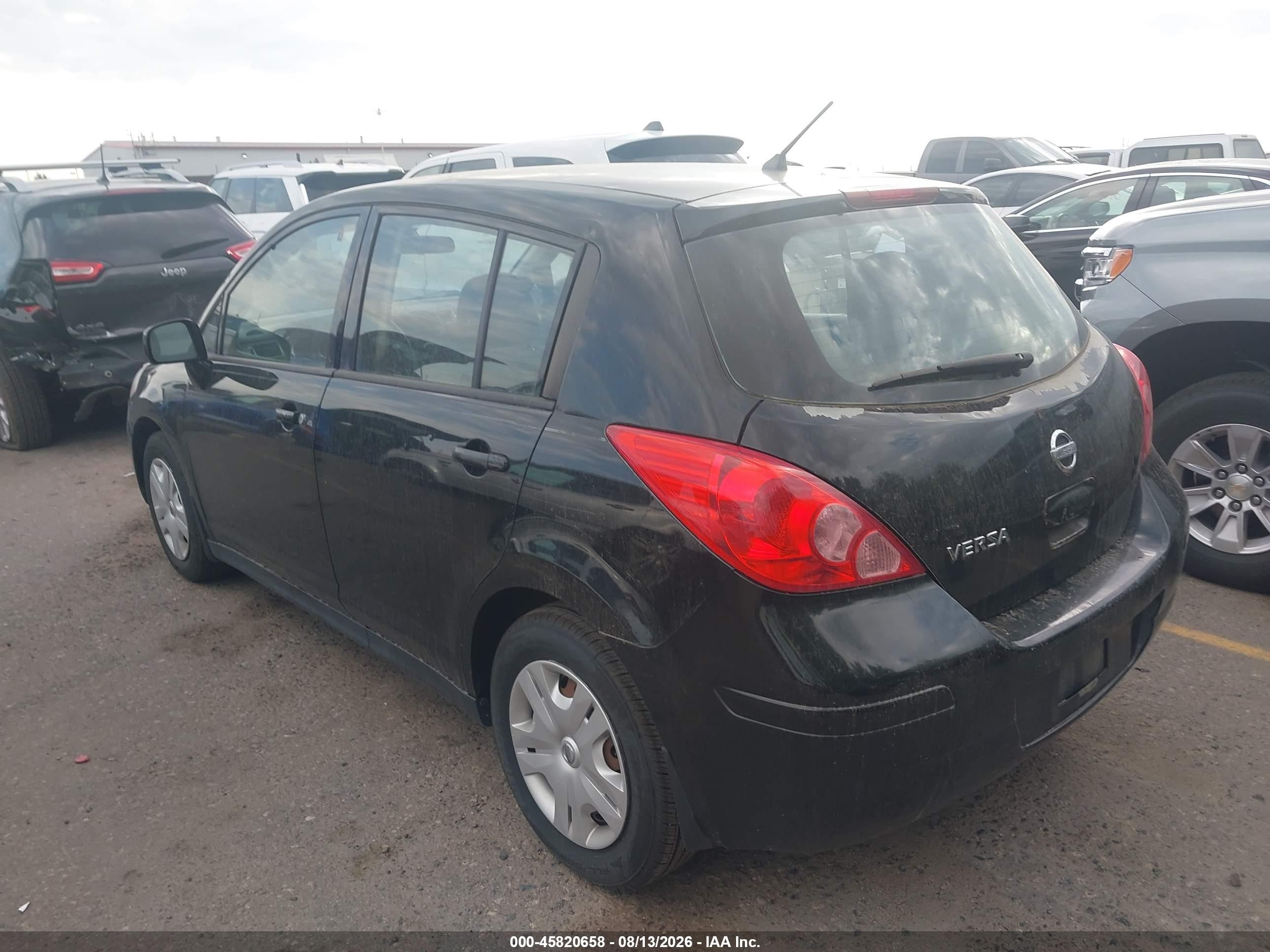2011 Nissan Versa 1.8s Black vin: 3N1BC1CP1BL386581