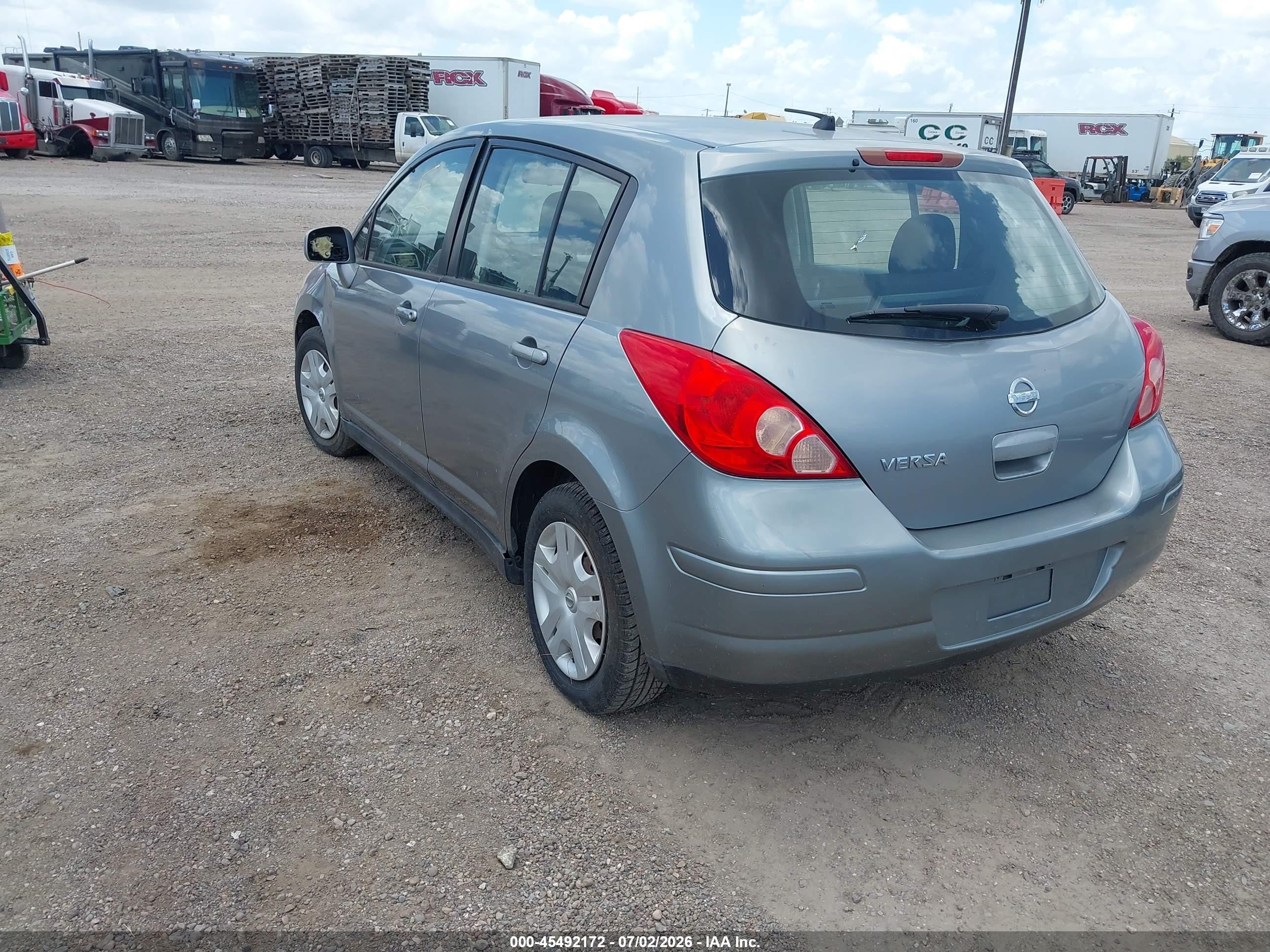 2011 Nissan Versa 1.8s Gray vin: 3N1BC1CP1BL389903