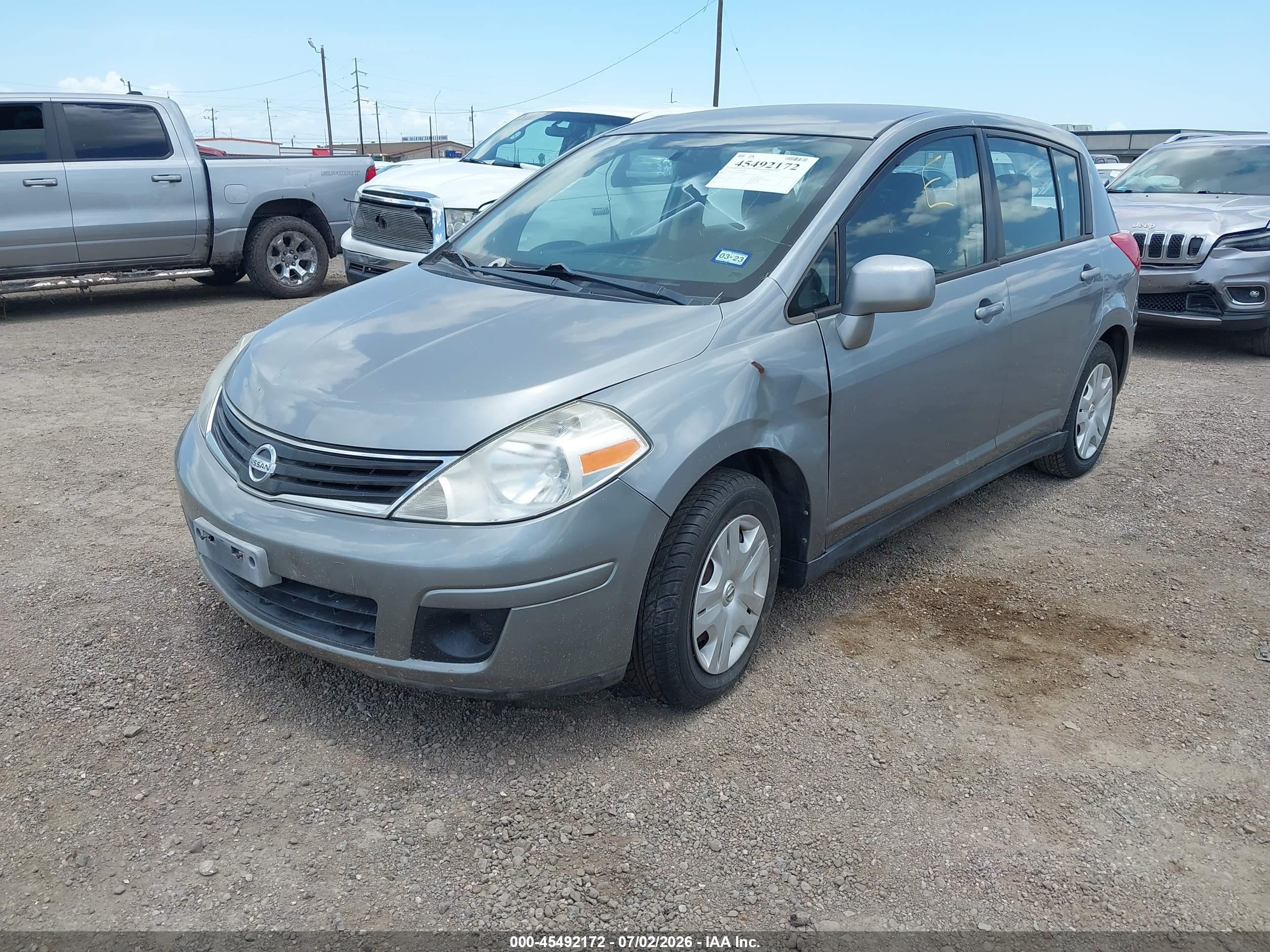 2011 Nissan Versa 1.8s Gray vin: 3N1BC1CP1BL389903
