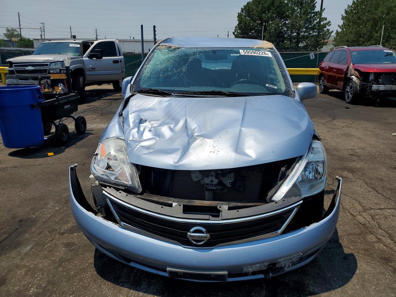 2011 Nissan Versa 1.8 S Blue vin: 3N1BC1CP1BL403721