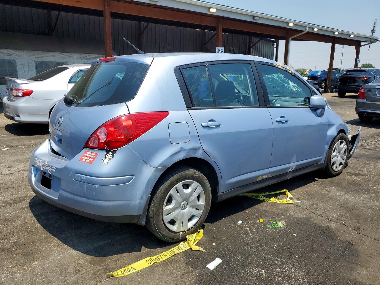 2011 Nissan Versa 1.8 S Blue vin: 3N1BC1CP1BL403721