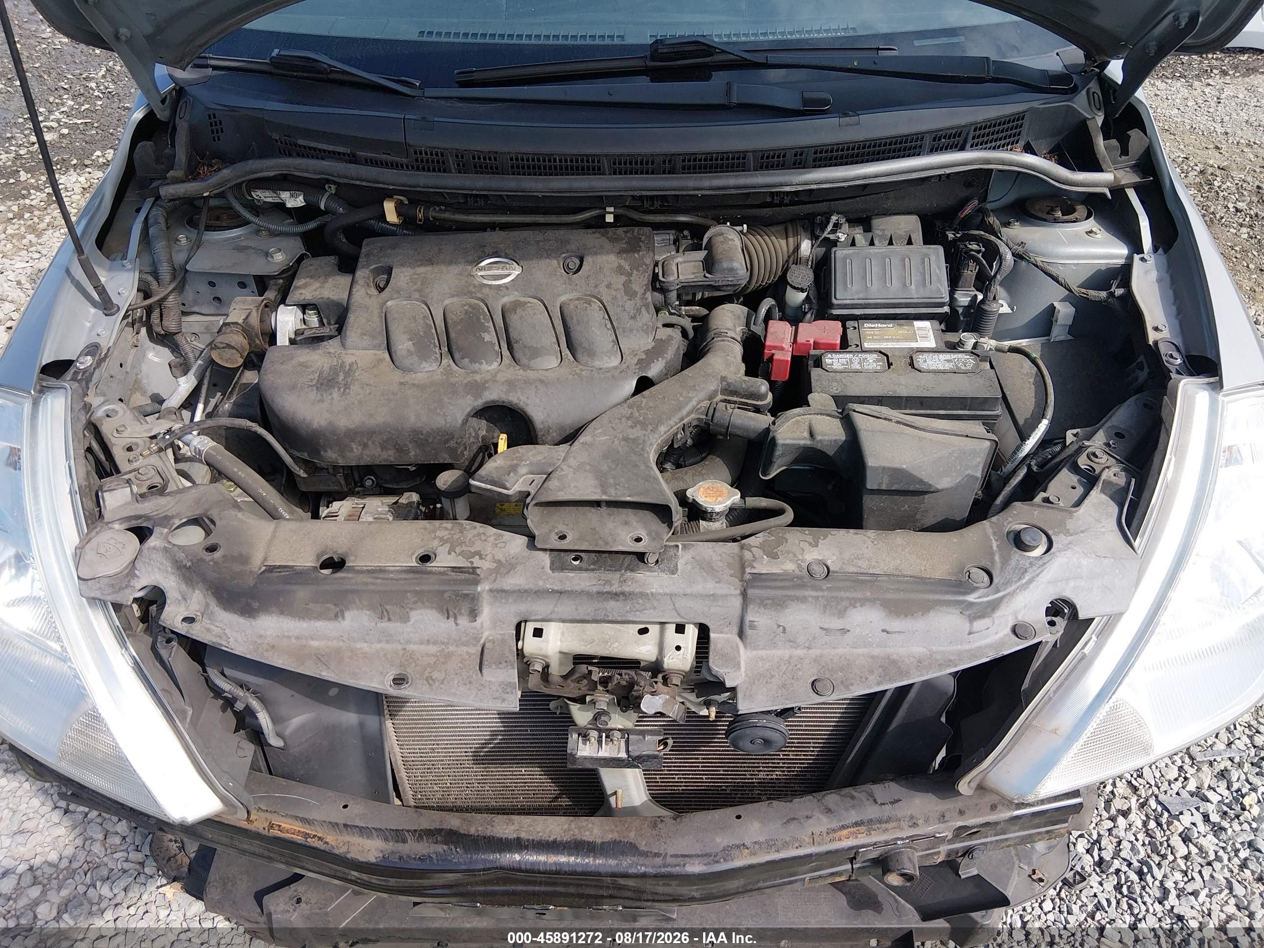 2011 Nissan Versa 1.8s Silver vin: 3N1BC1CP1BL407140