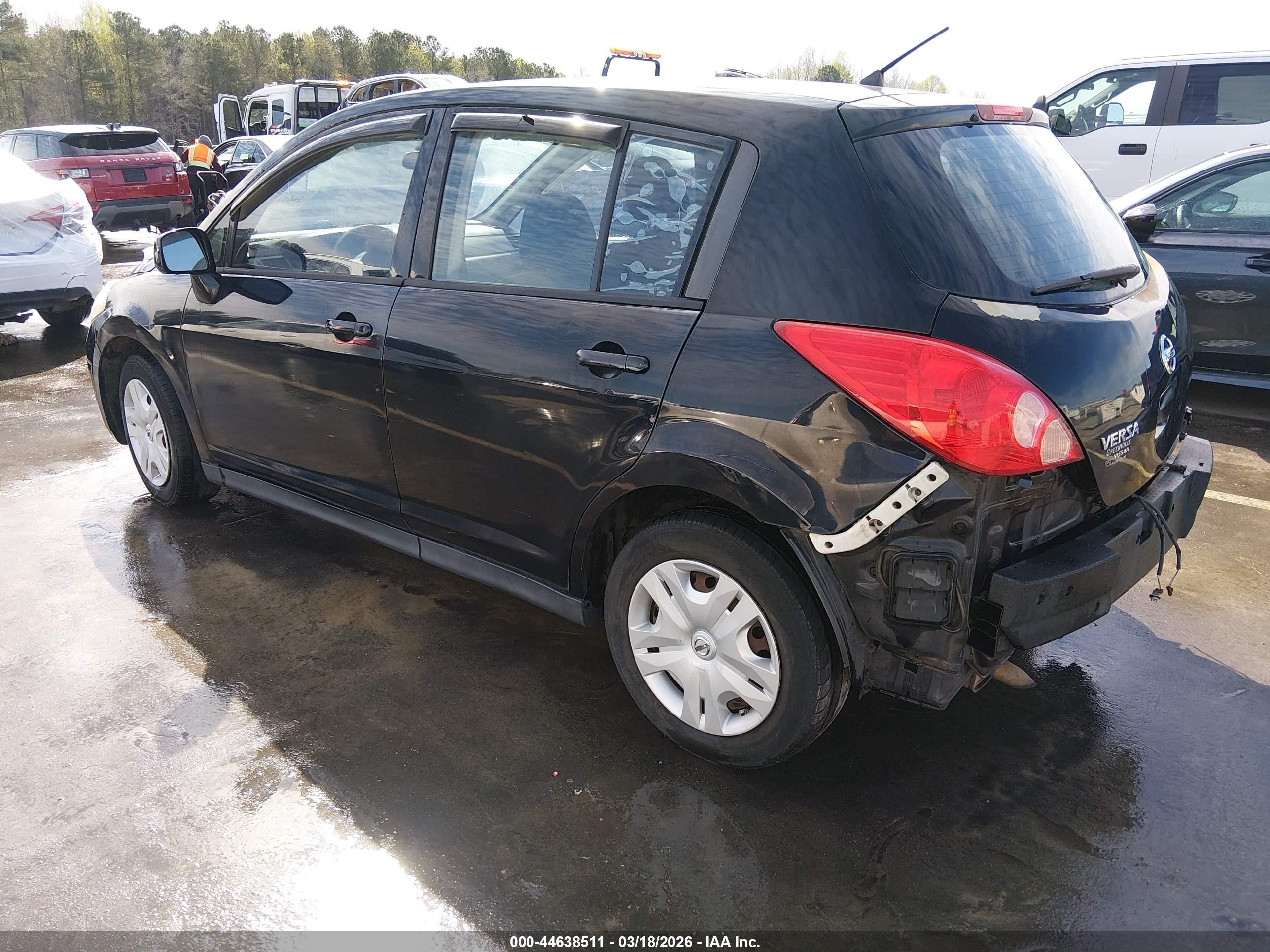 2011 Nissan Versa 1.8s Black vin: 3N1BC1CP1BL411561