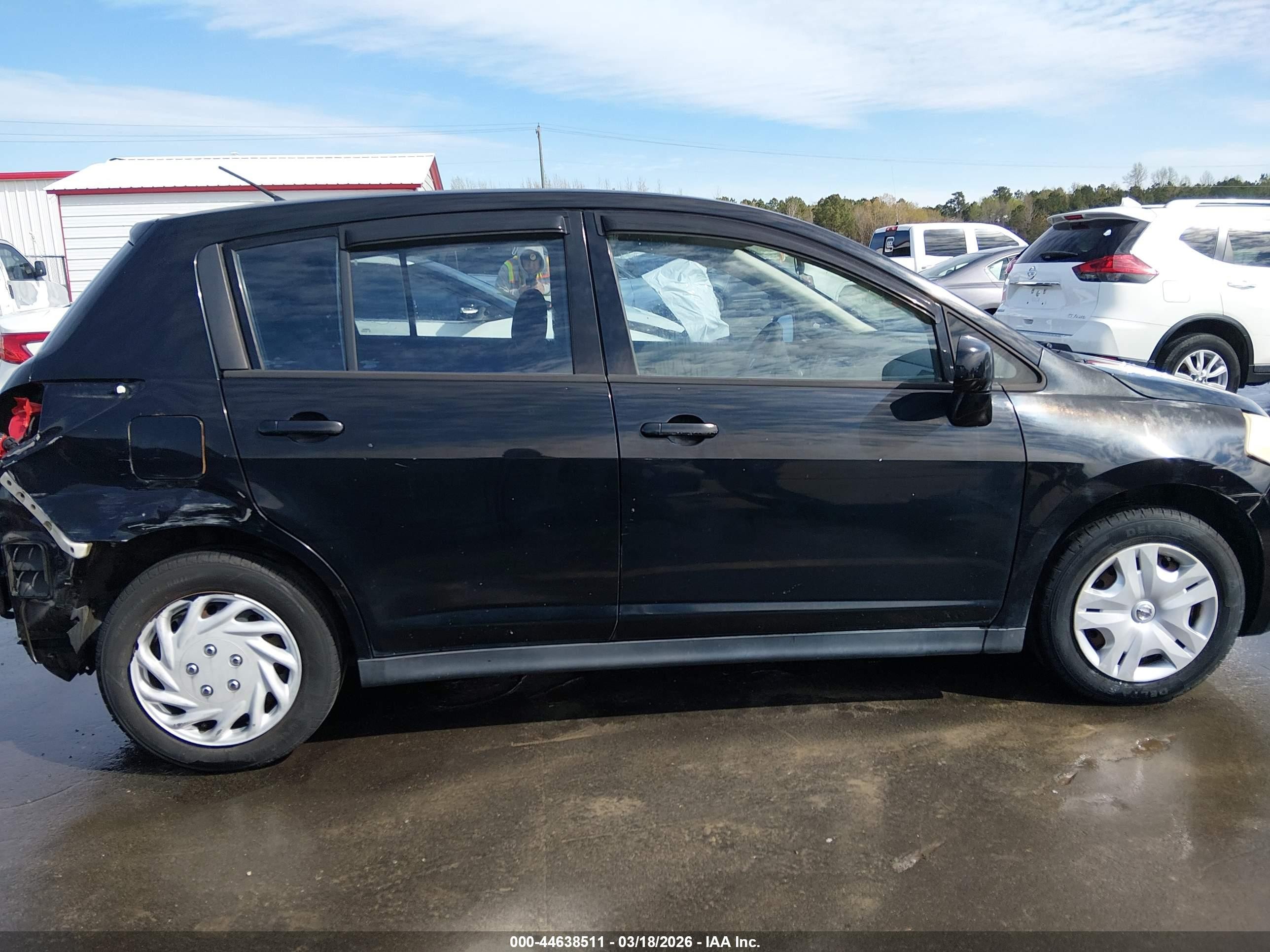 2011 Nissan Versa 1.8s Black vin: 3N1BC1CP1BL411561