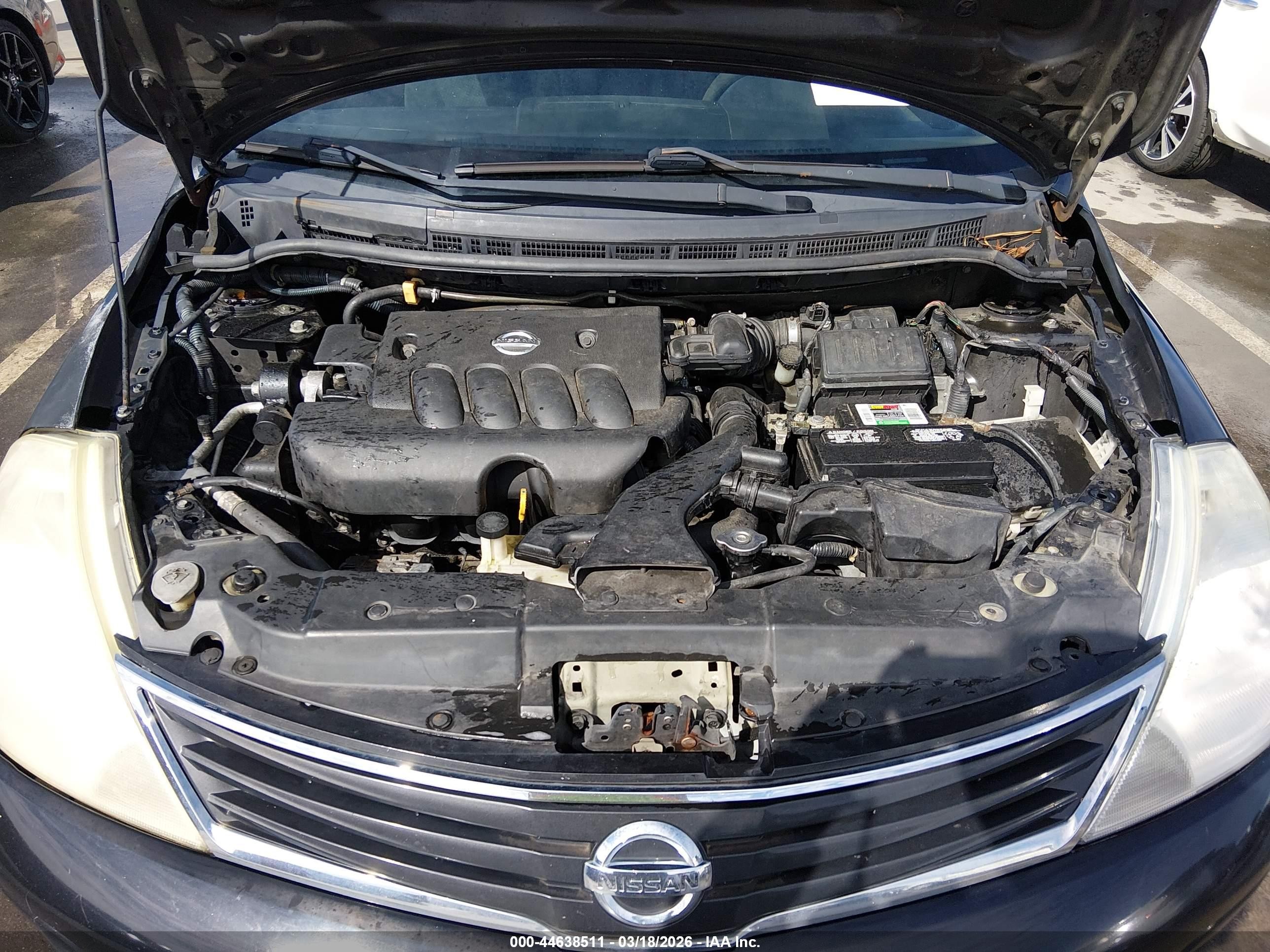 2011 Nissan Versa 1.8s Black vin: 3N1BC1CP1BL411561