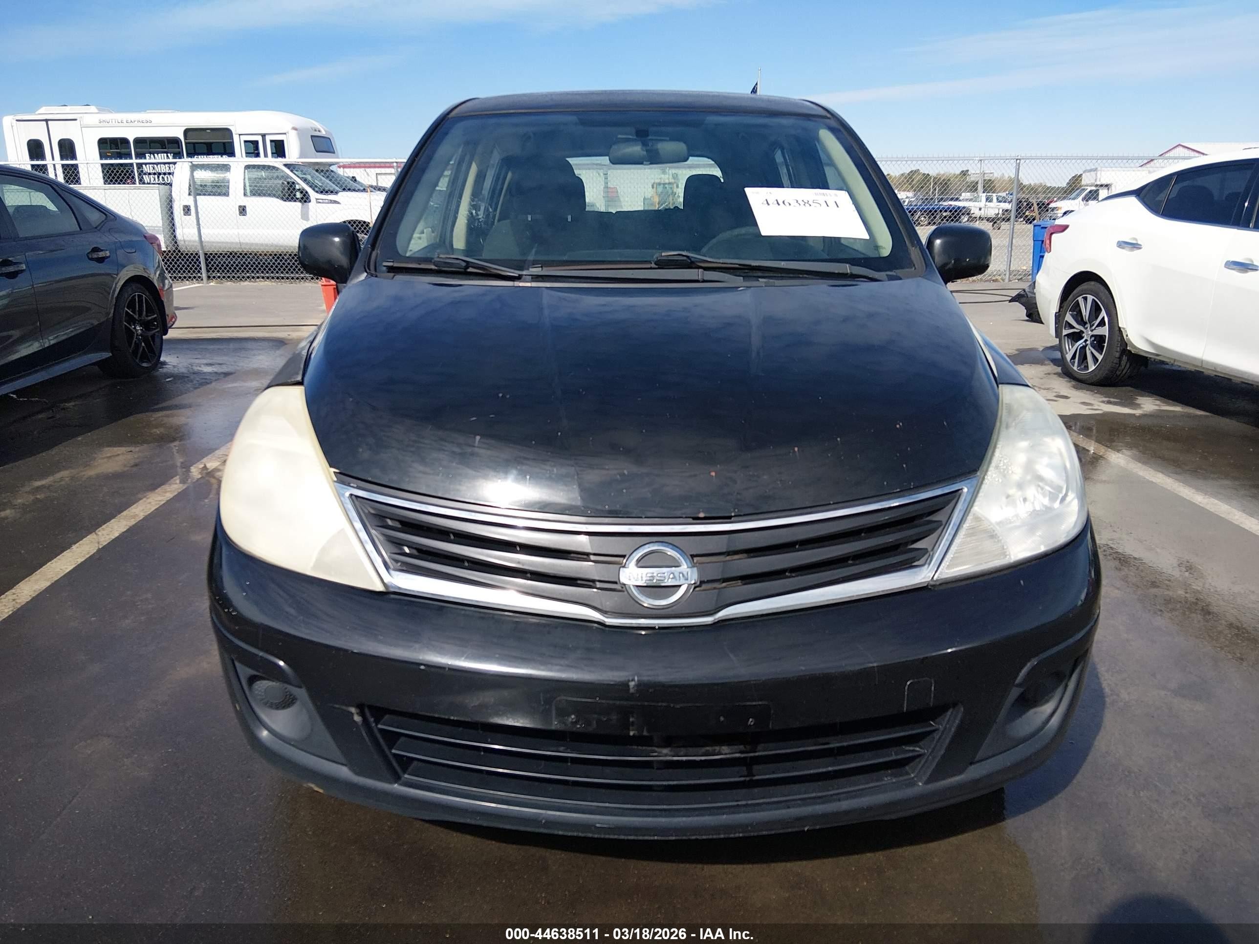 2011 Nissan Versa 1.8s Black vin: 3N1BC1CP1BL411561