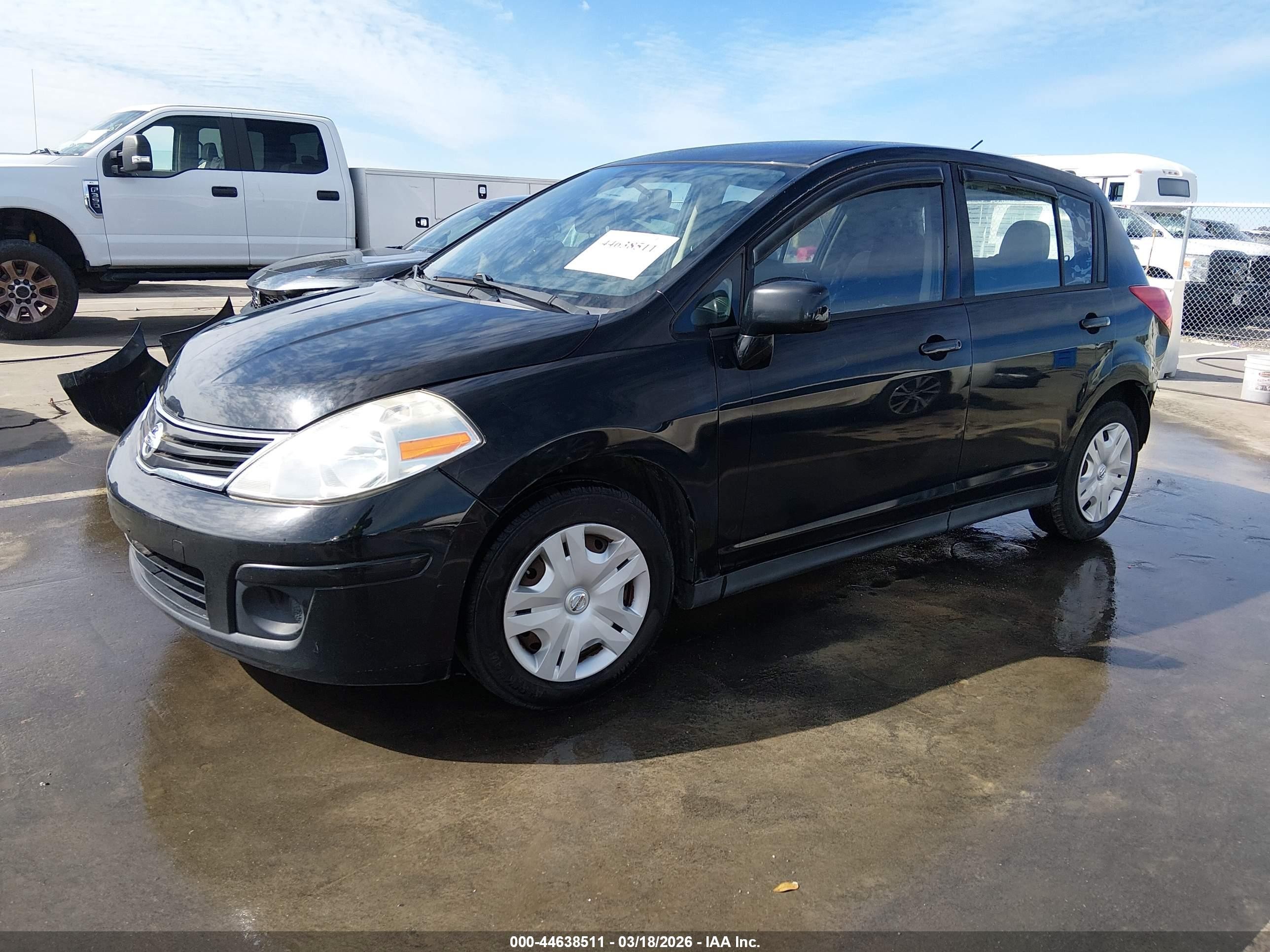 2011 Nissan Versa 1.8s Black vin: 3N1BC1CP1BL411561