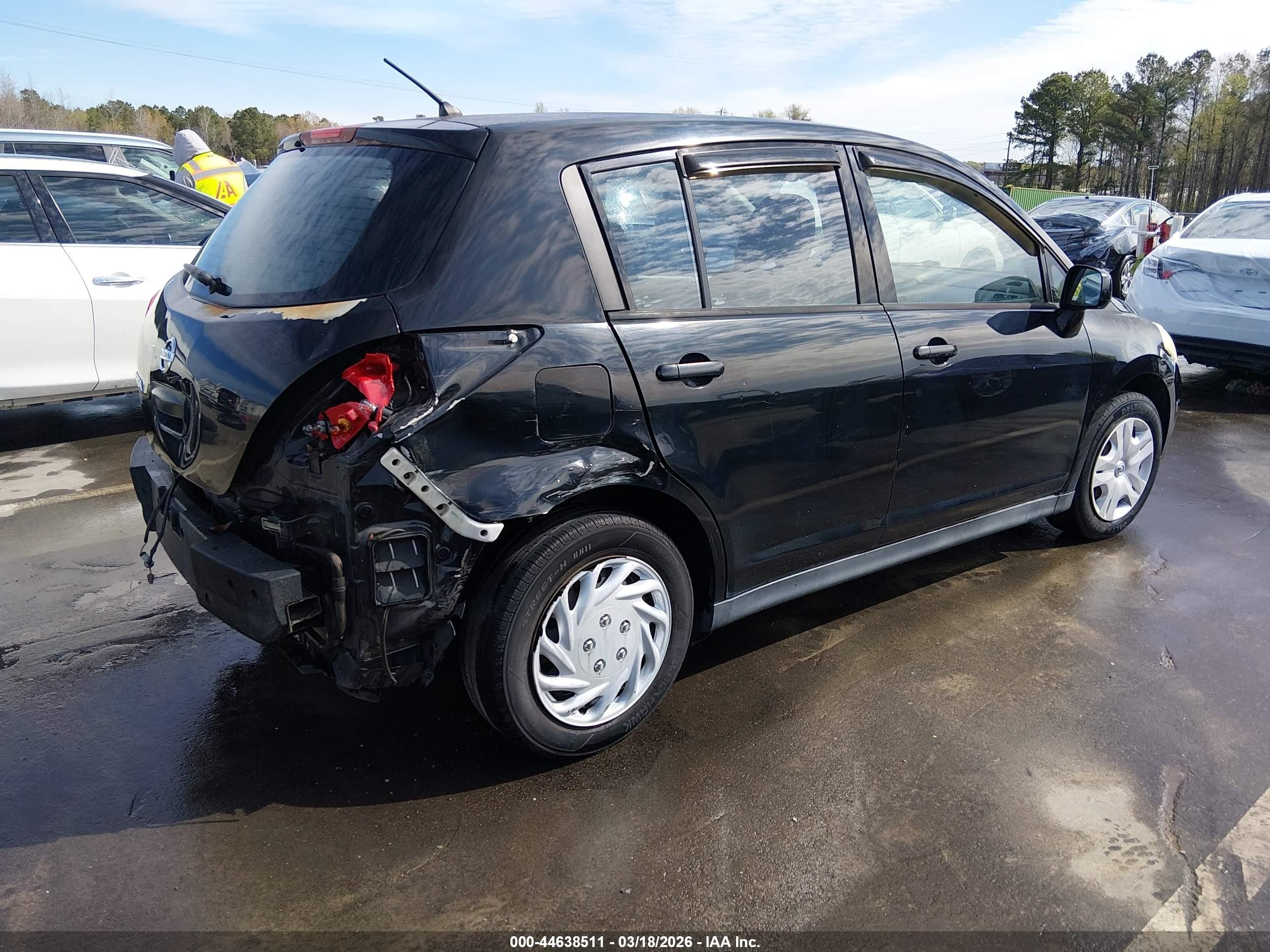 2011 Nissan Versa 1.8s Black vin: 3N1BC1CP1BL411561