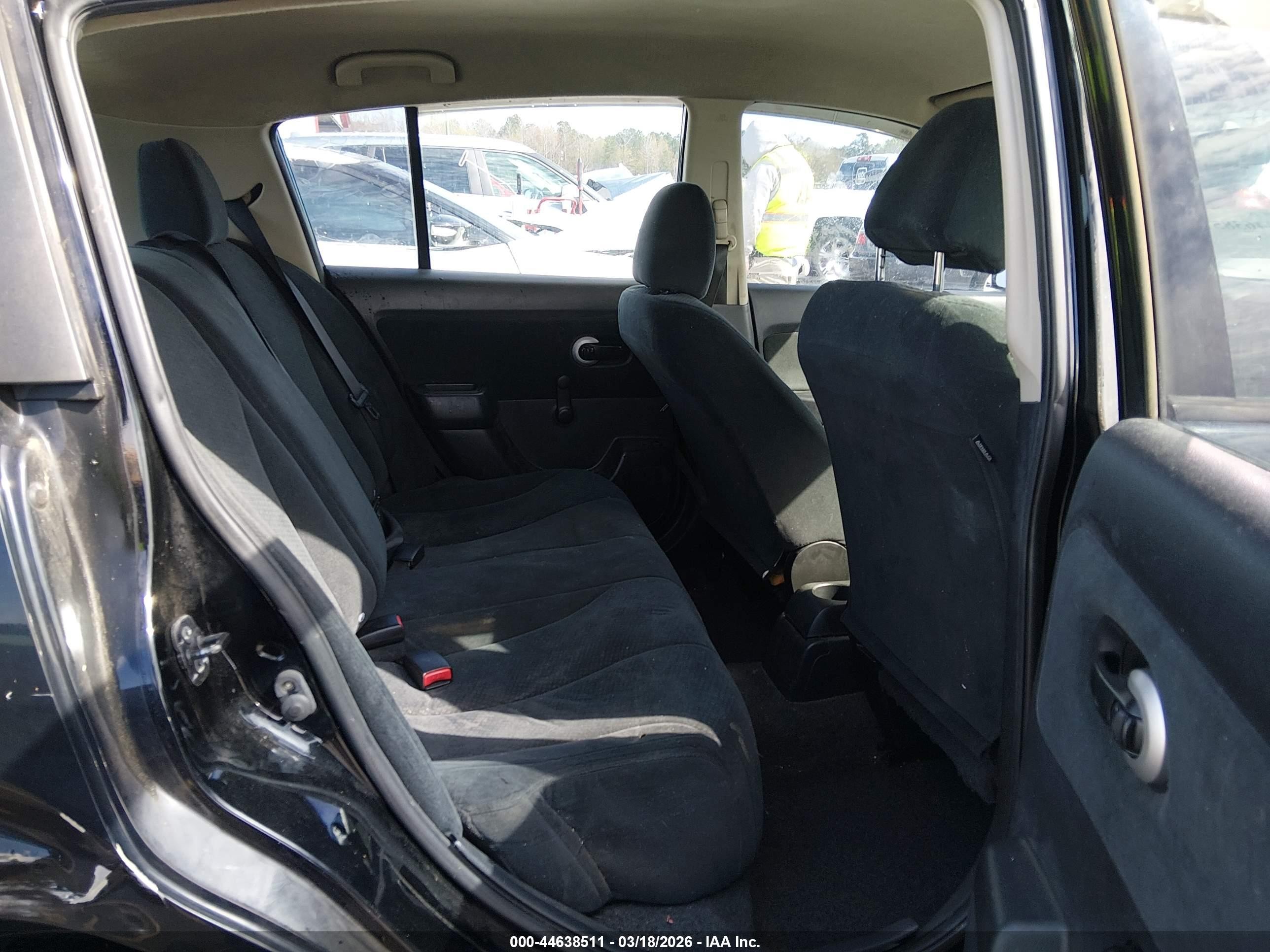 2011 Nissan Versa 1.8s Black vin: 3N1BC1CP1BL411561