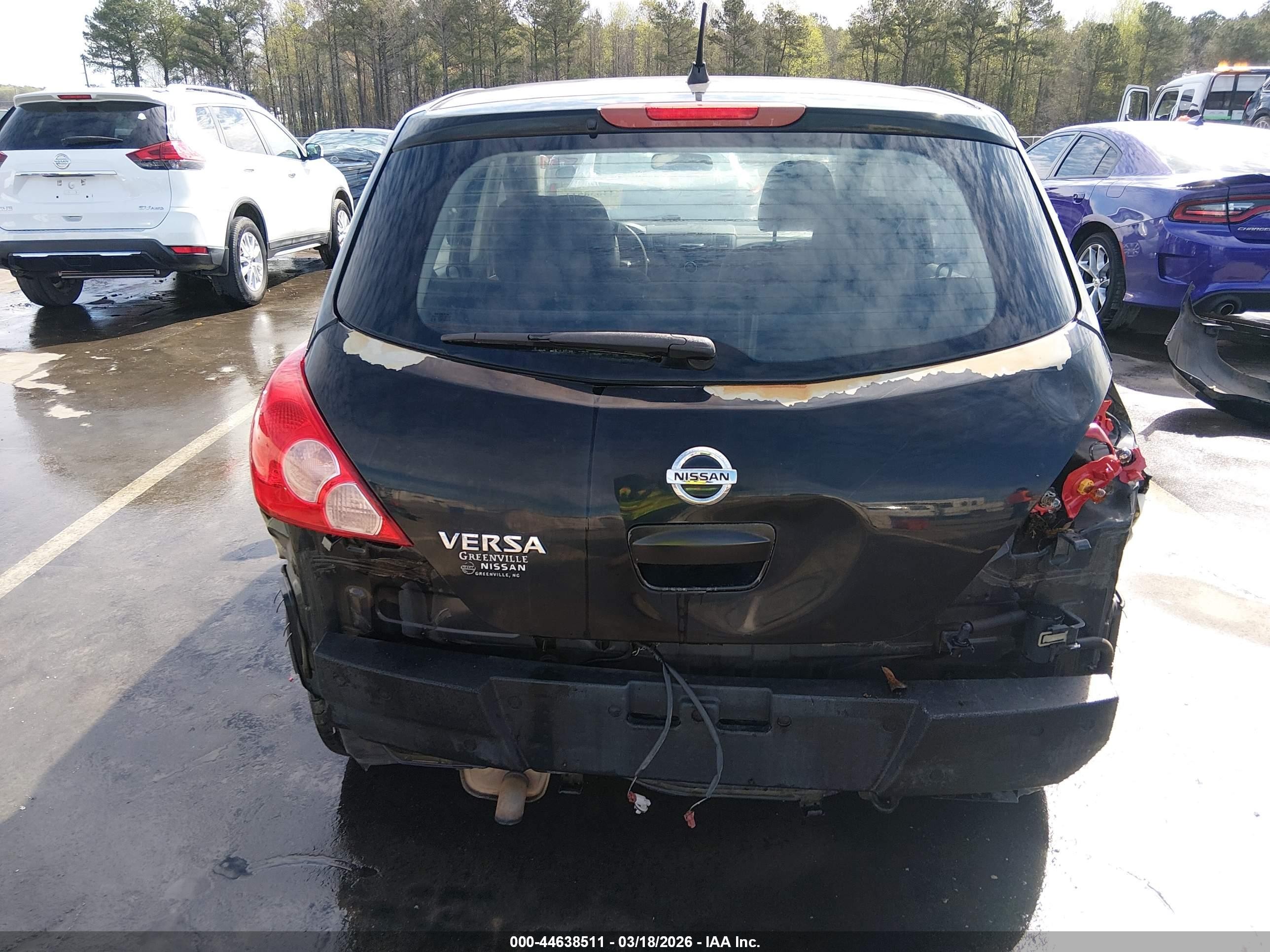 2011 Nissan Versa 1.8s Black vin: 3N1BC1CP1BL411561