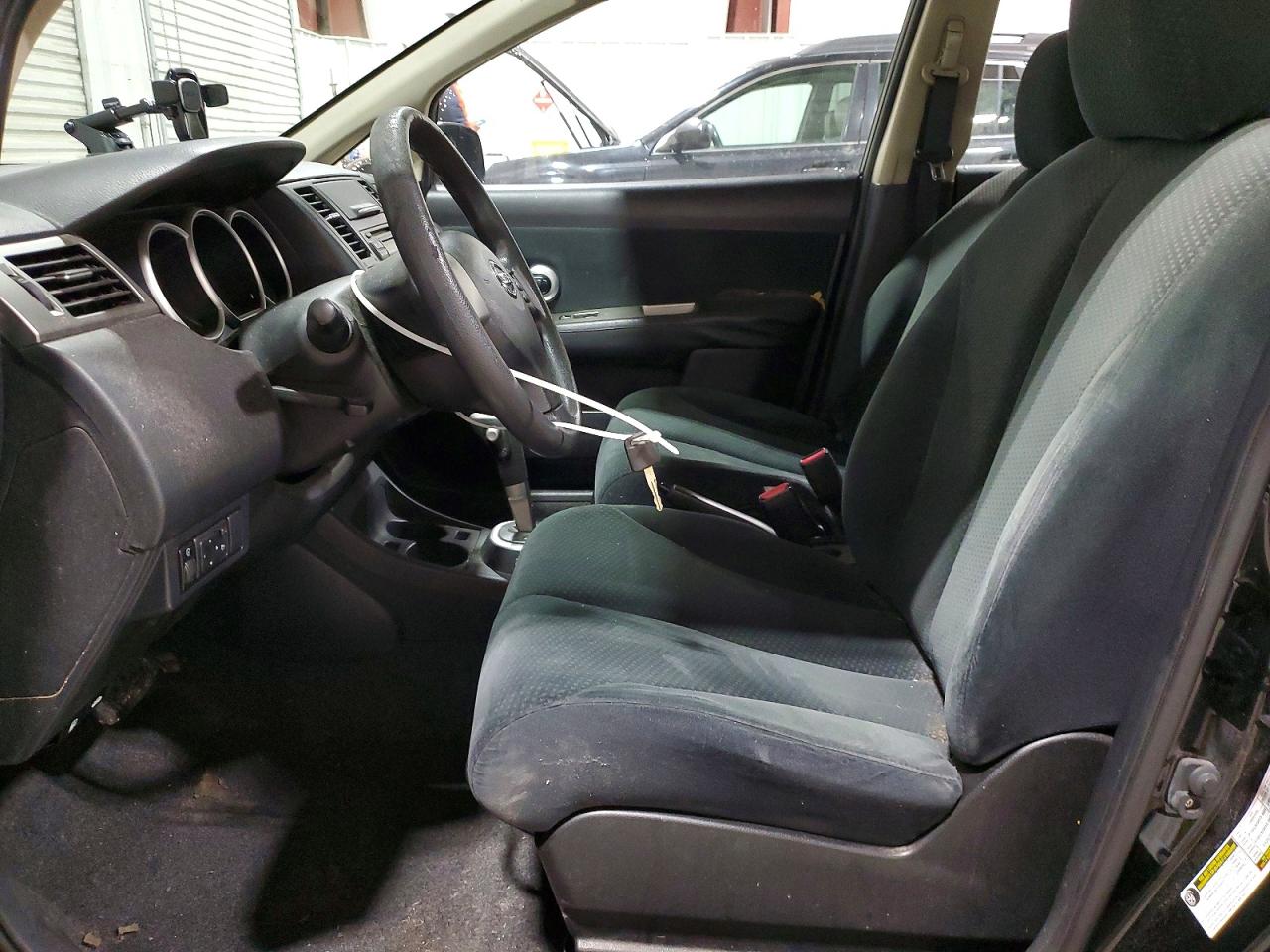 2011 Nissan Versa 1.8 S Black vin: 3N1BC1CP1BL441563