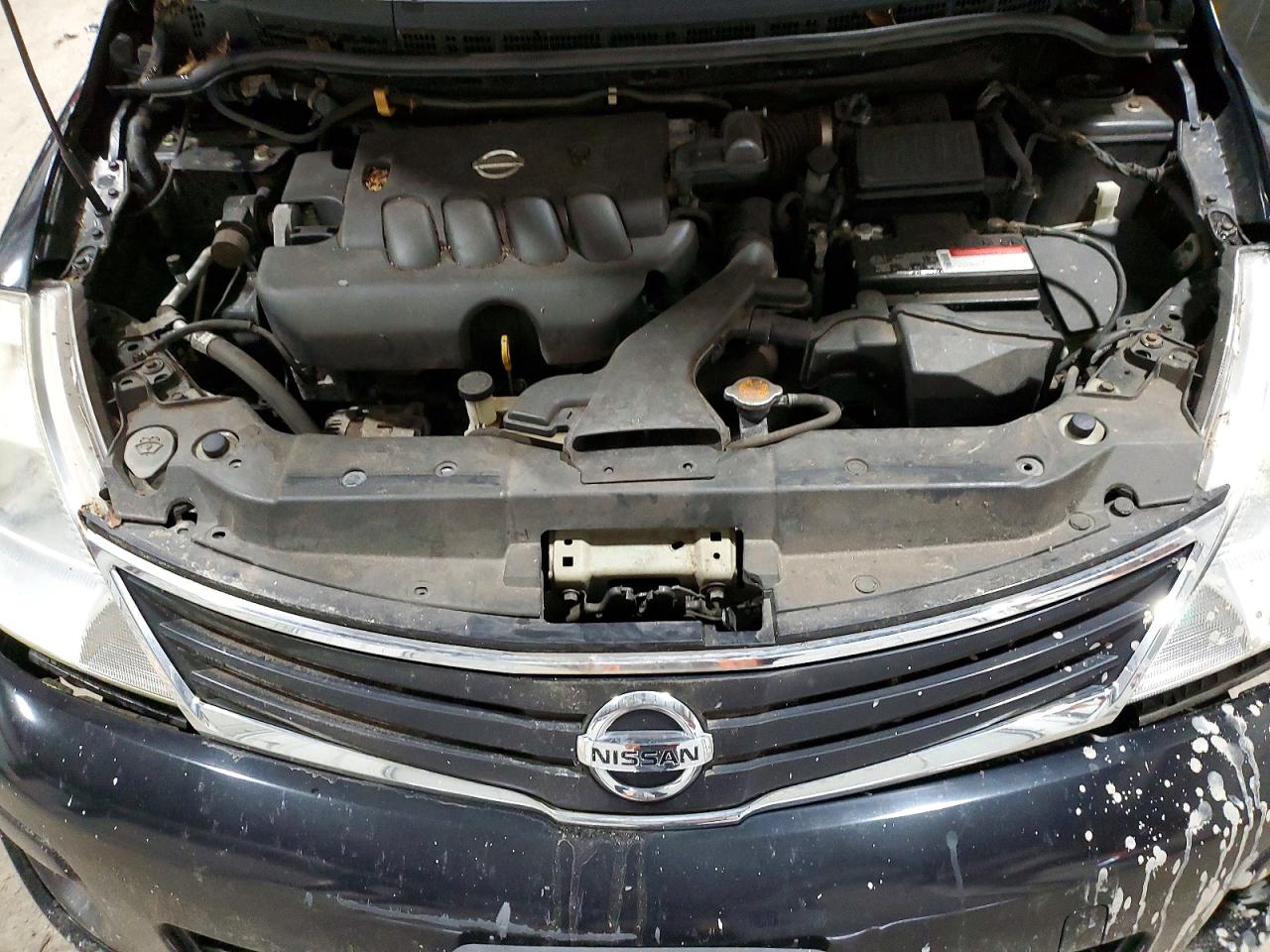 2011 Nissan Versa 1.8 S Black vin: 3N1BC1CP1BL441563