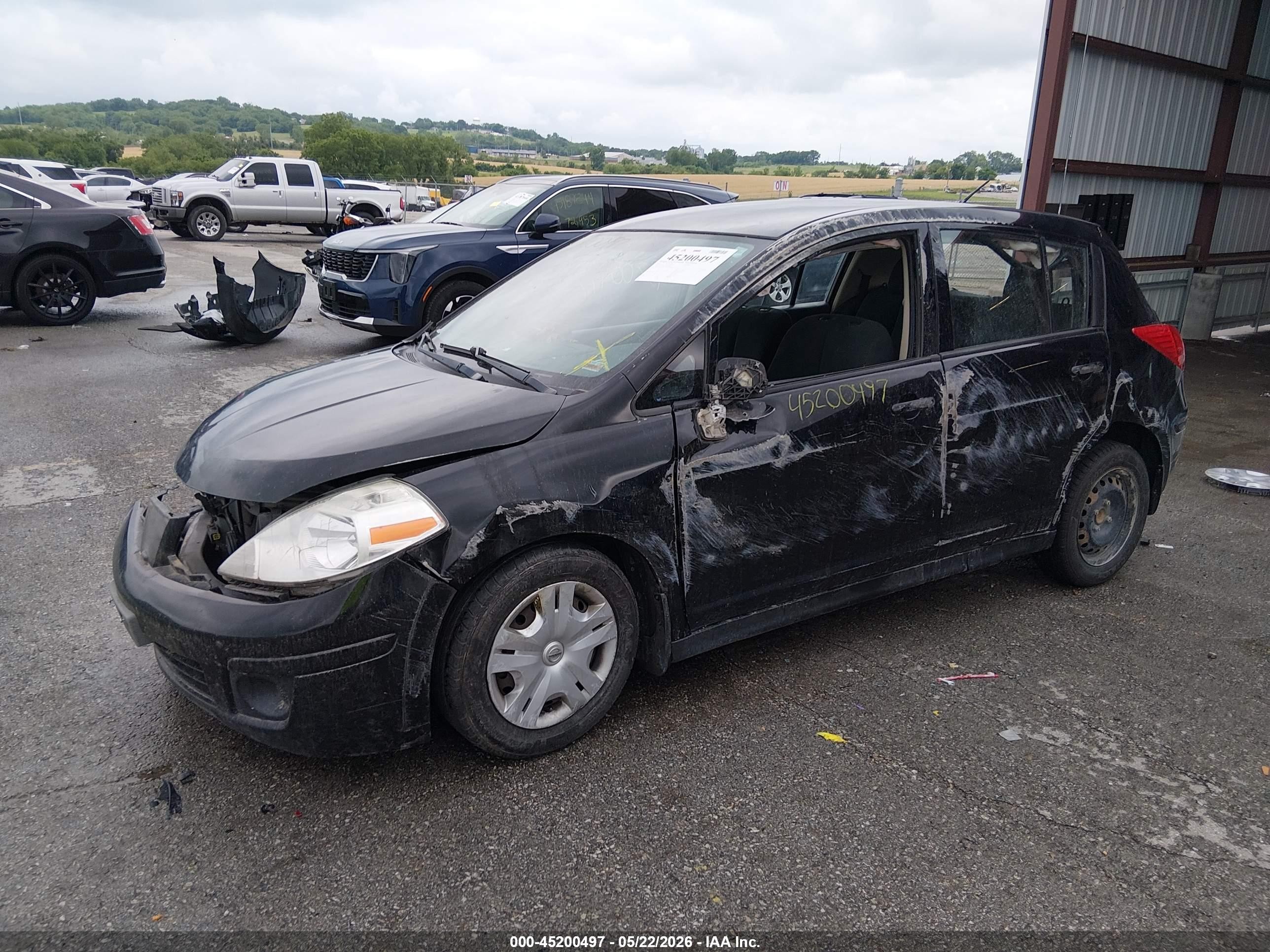 2011 Nissan Versa 1.8s Black vin: 3N1BC1CP1BL450456