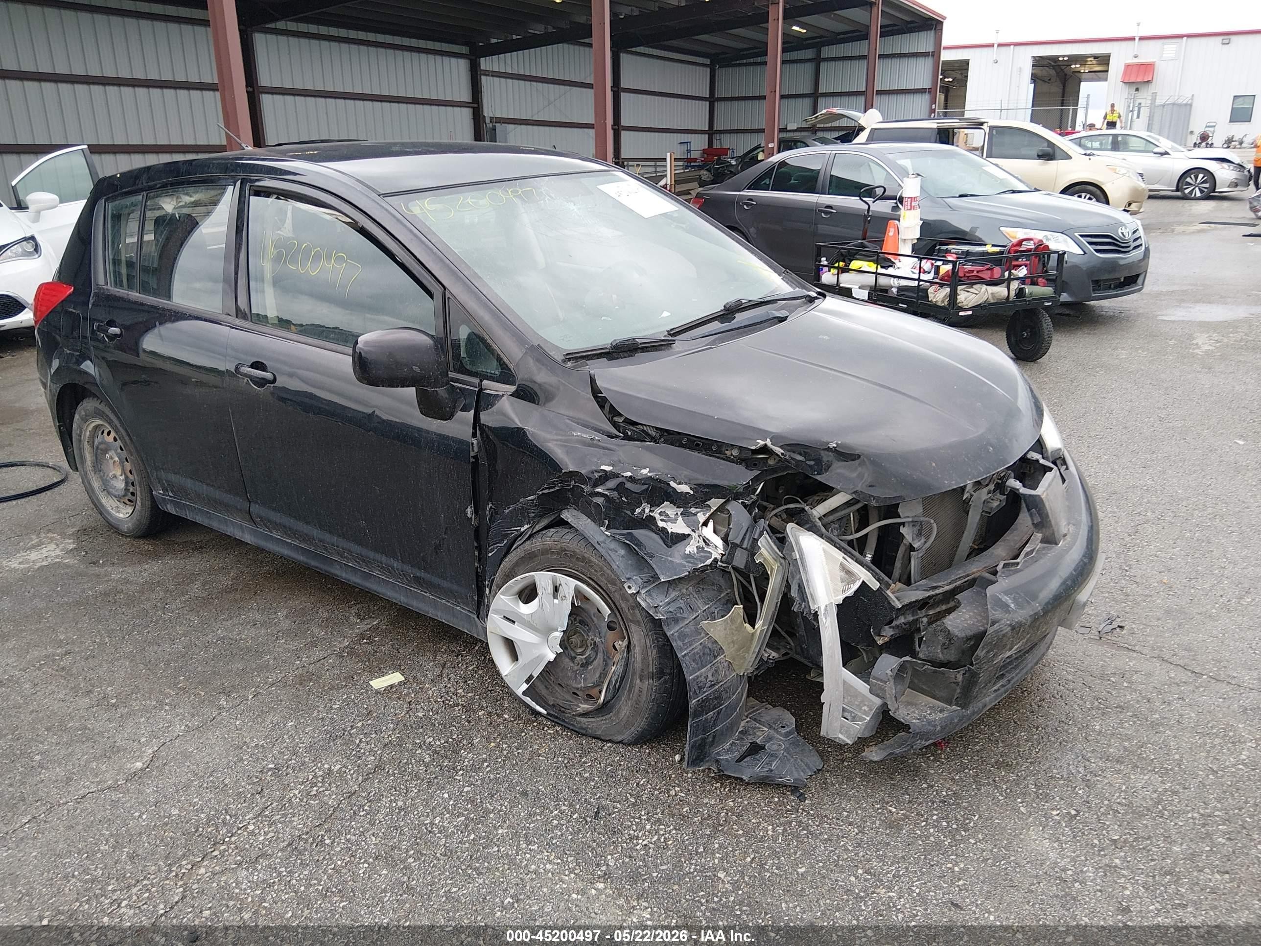 2011 Nissan Versa 1.8s Black vin: 3N1BC1CP1BL450456
