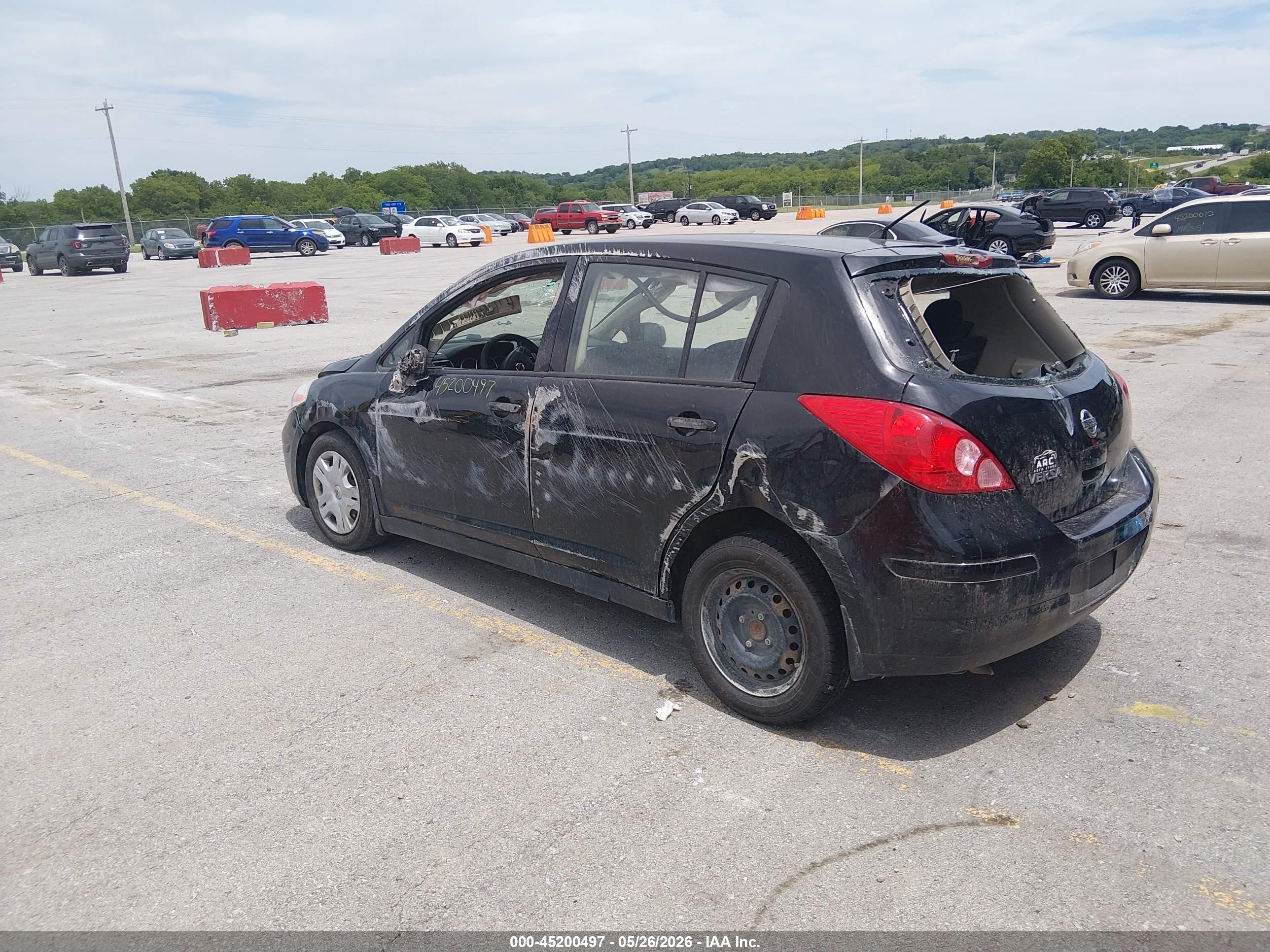2011 Nissan Versa 1.8s Black vin: 3N1BC1CP1BL450456