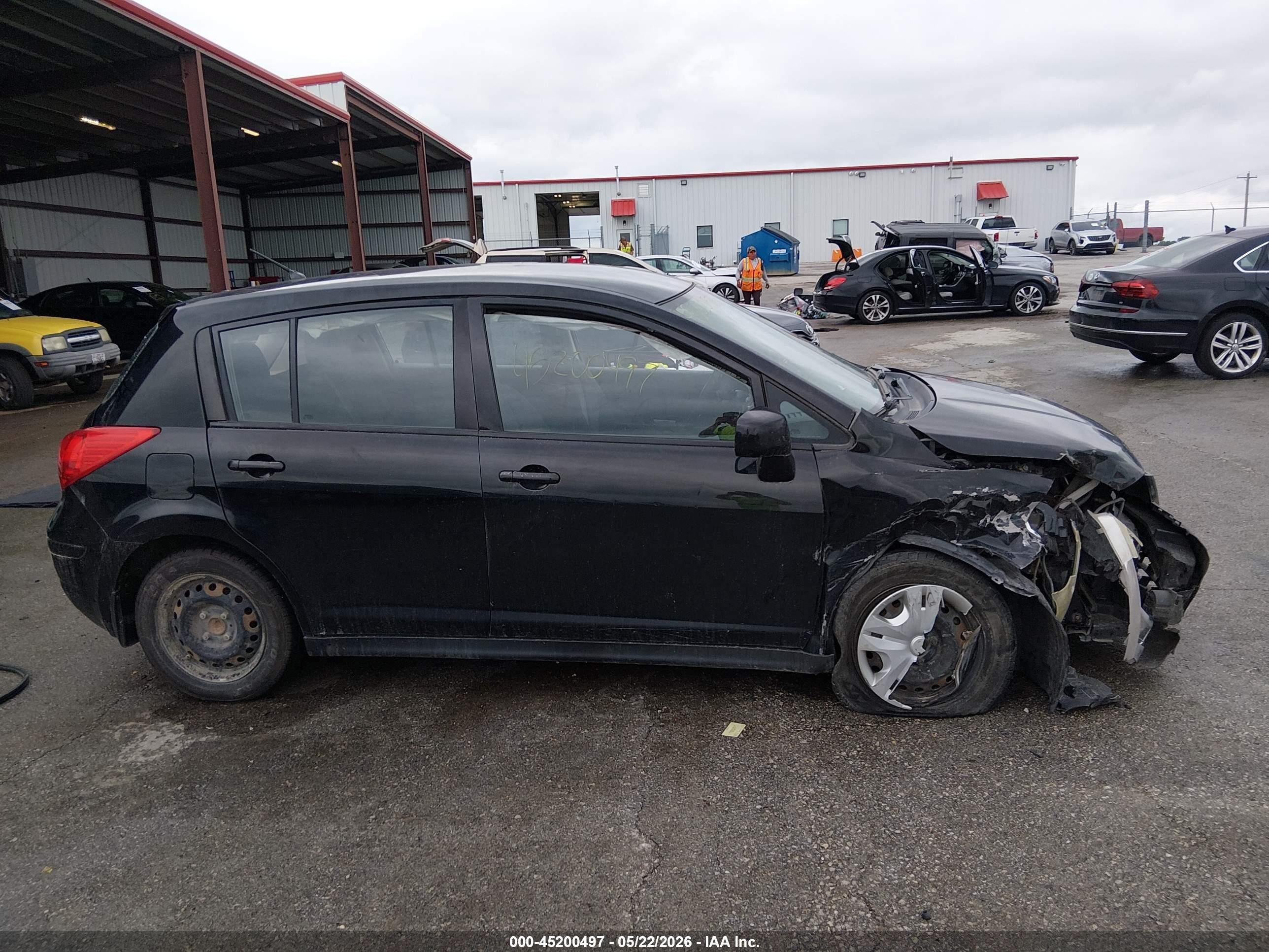 2011 Nissan Versa 1.8s Black vin: 3N1BC1CP1BL450456