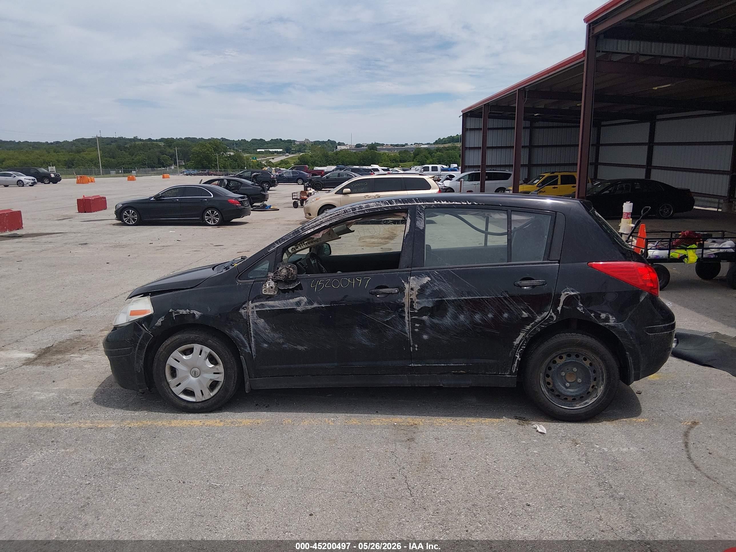 2011 Nissan Versa 1.8s Black vin: 3N1BC1CP1BL450456
