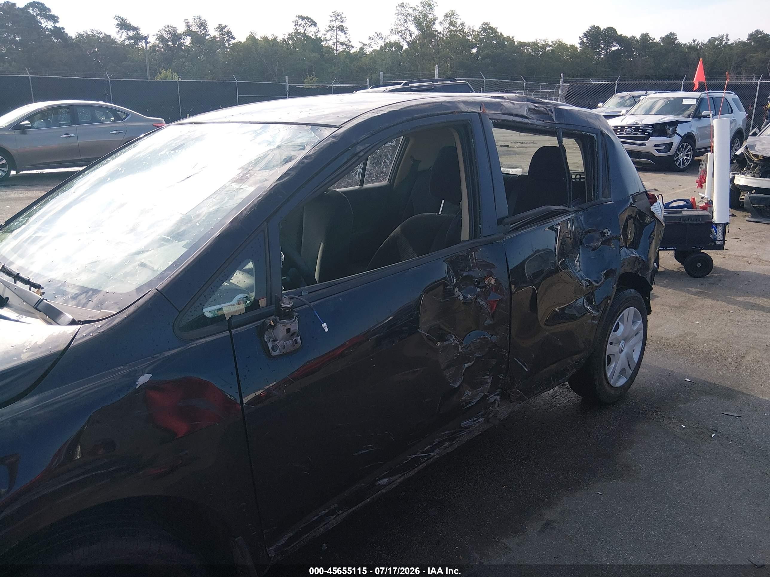 2011 Nissan Versa 1.8s Black vin: 3N1BC1CP1BL494943