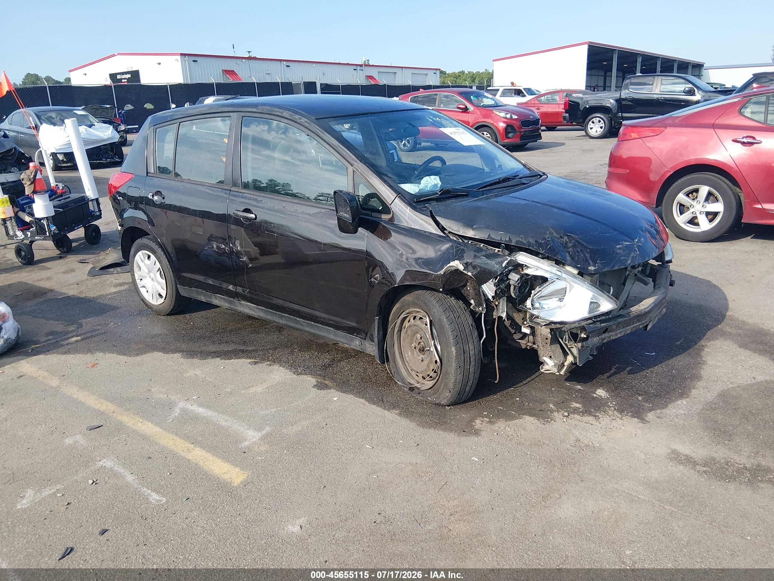 2011 Nissan Versa 1.8s Black vin: 3N1BC1CP1BL494943