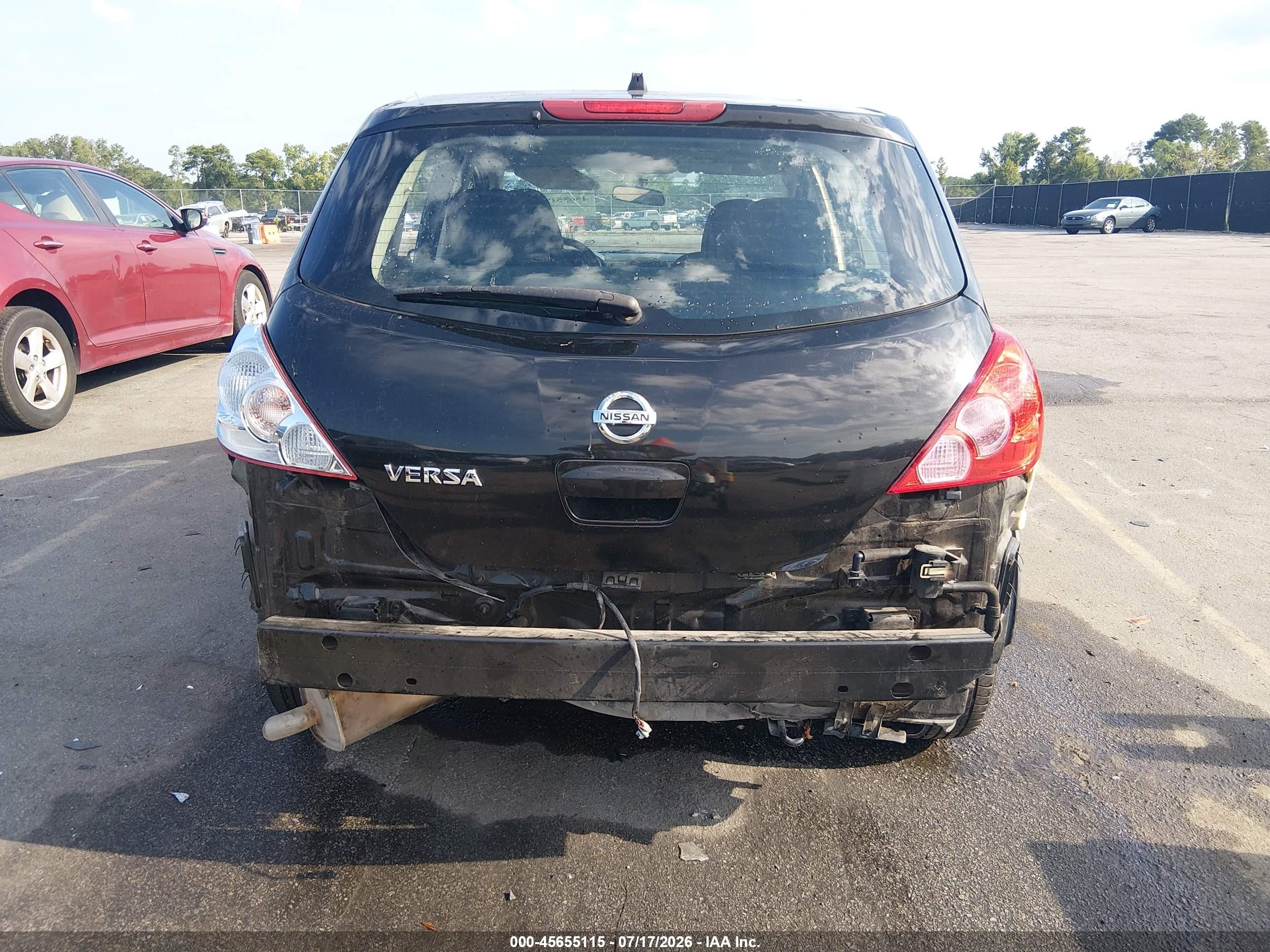 2011 Nissan Versa 1.8s Black vin: 3N1BC1CP1BL494943