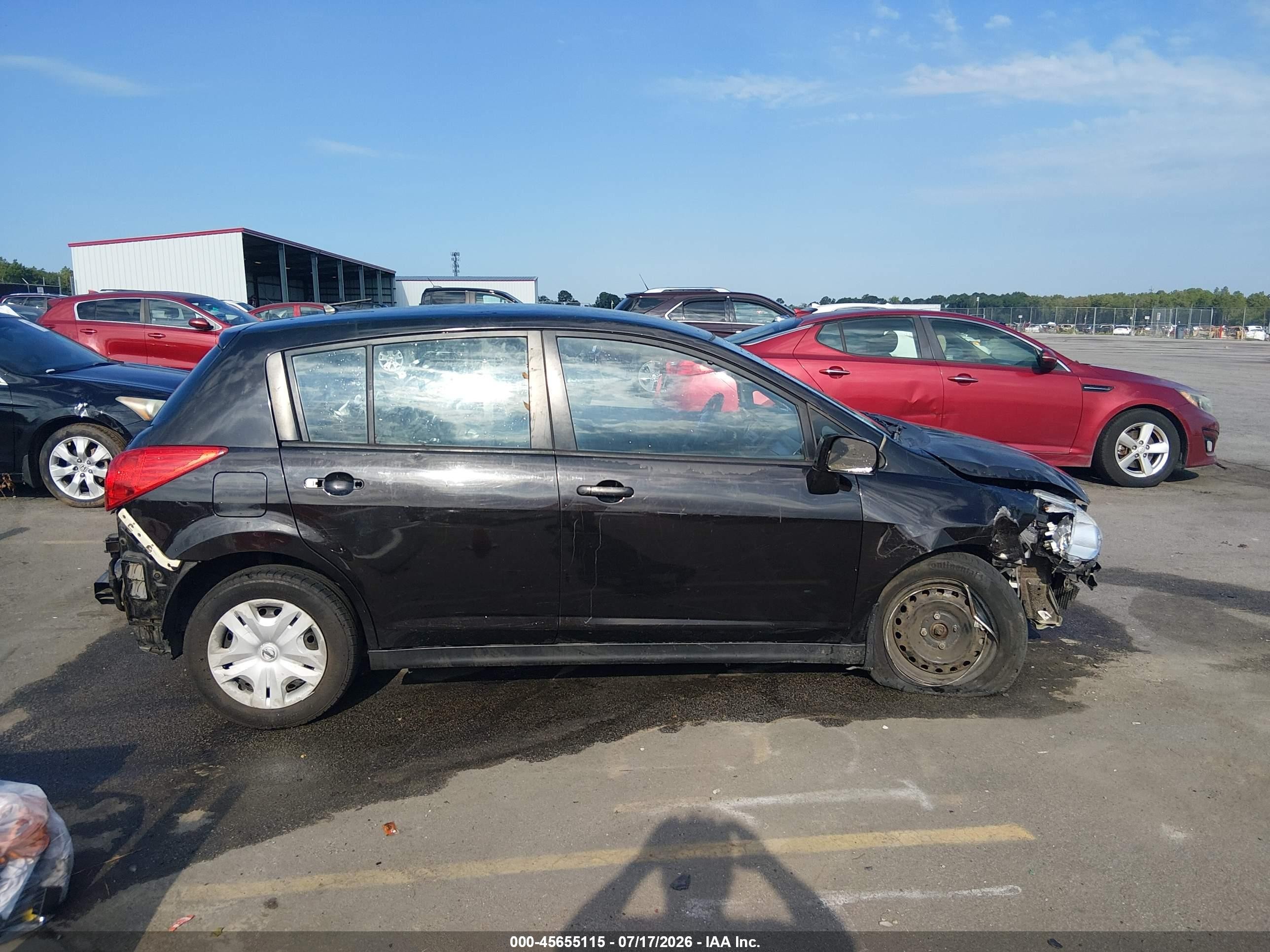 2011 Nissan Versa 1.8s Black vin: 3N1BC1CP1BL494943
