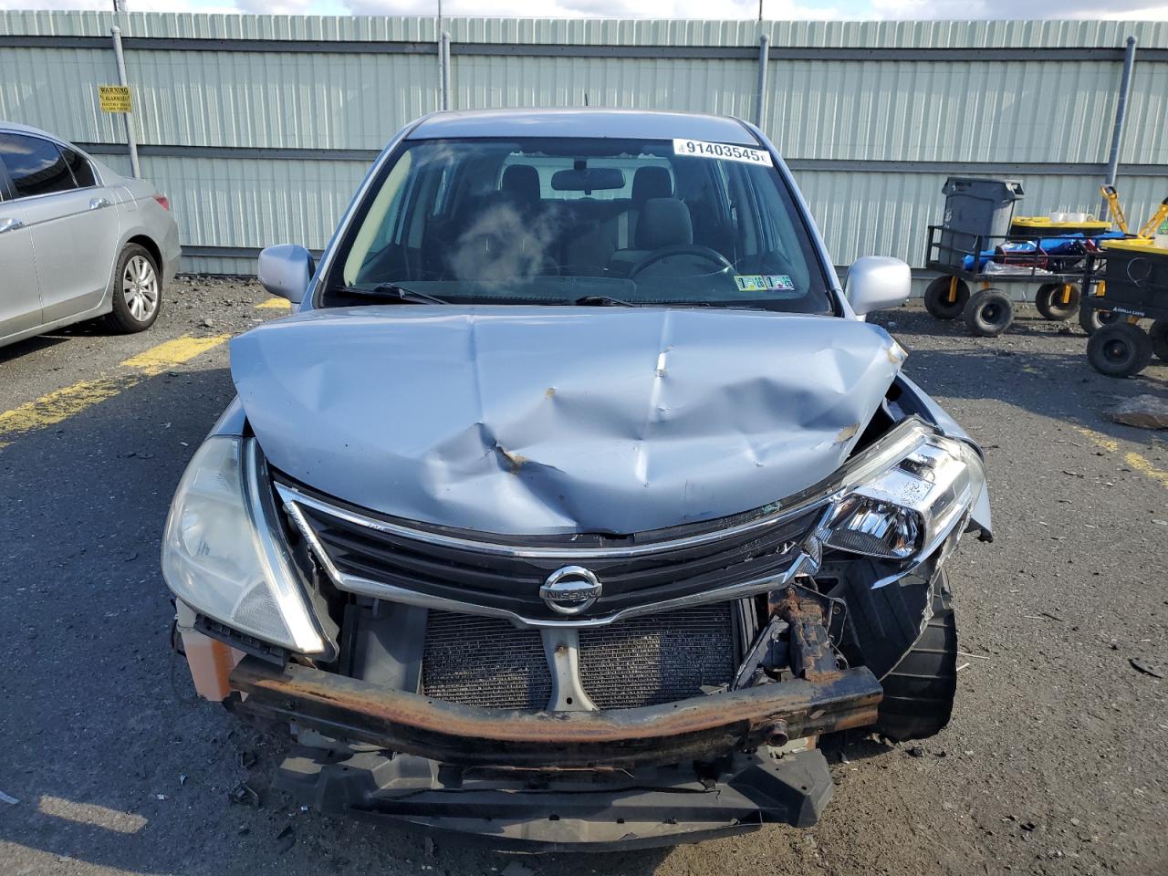 2012 Nissan Versa S Gray vin: 3N1BC1CP1CK203171