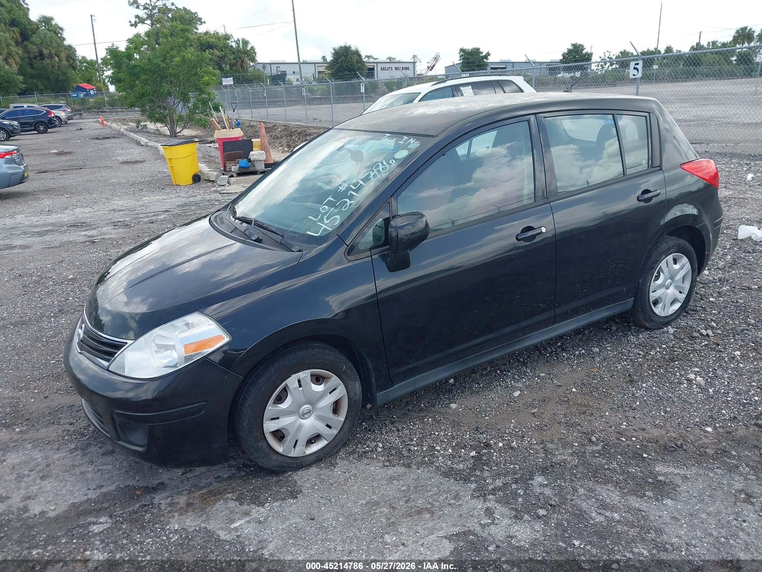 2012 Nissan Versa 1.8 S Черный vin: 3N1BC1CP1CK236302