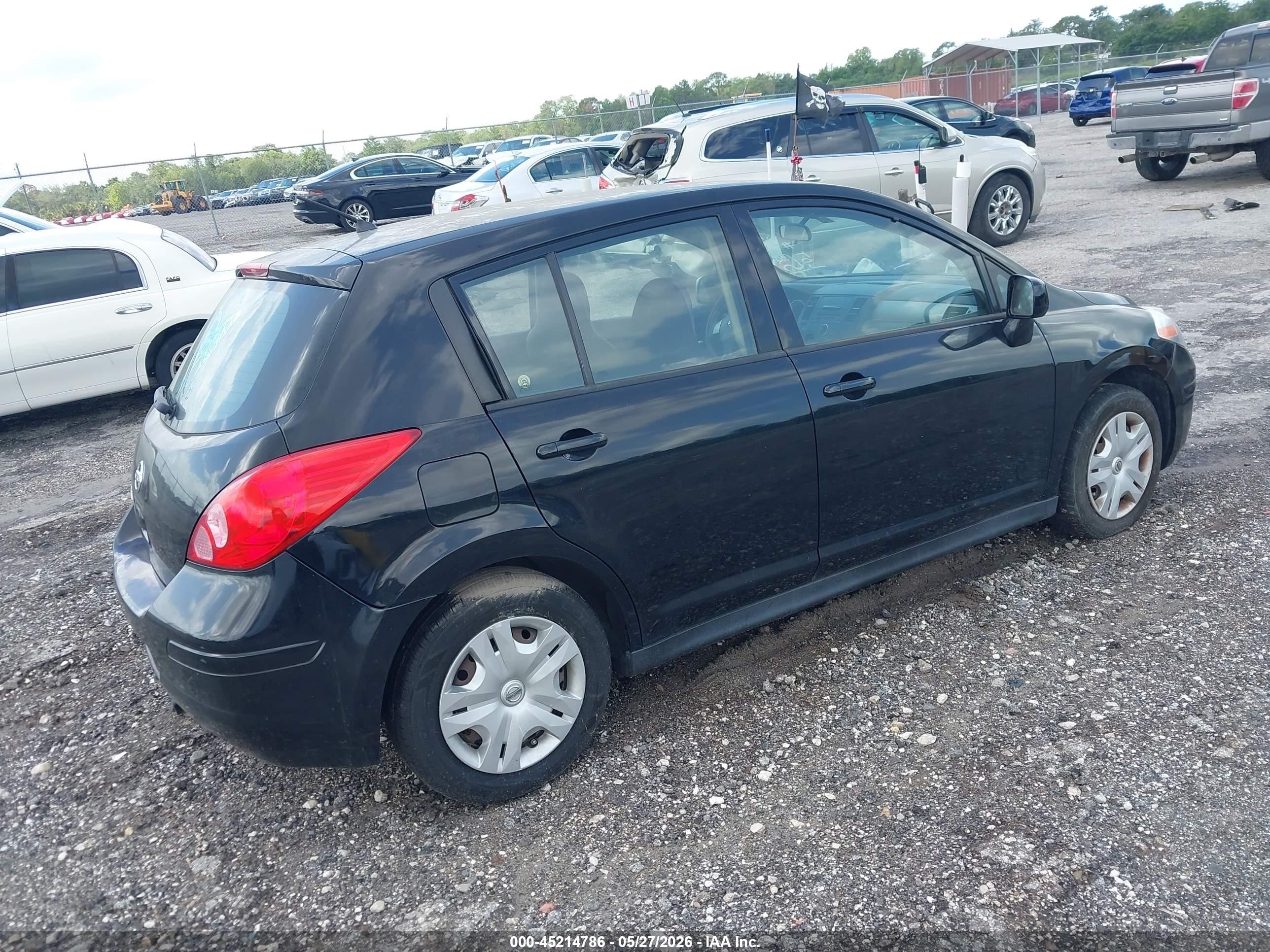 2012 Nissan Versa 1.8 S Черный vin: 3N1BC1CP1CK236302