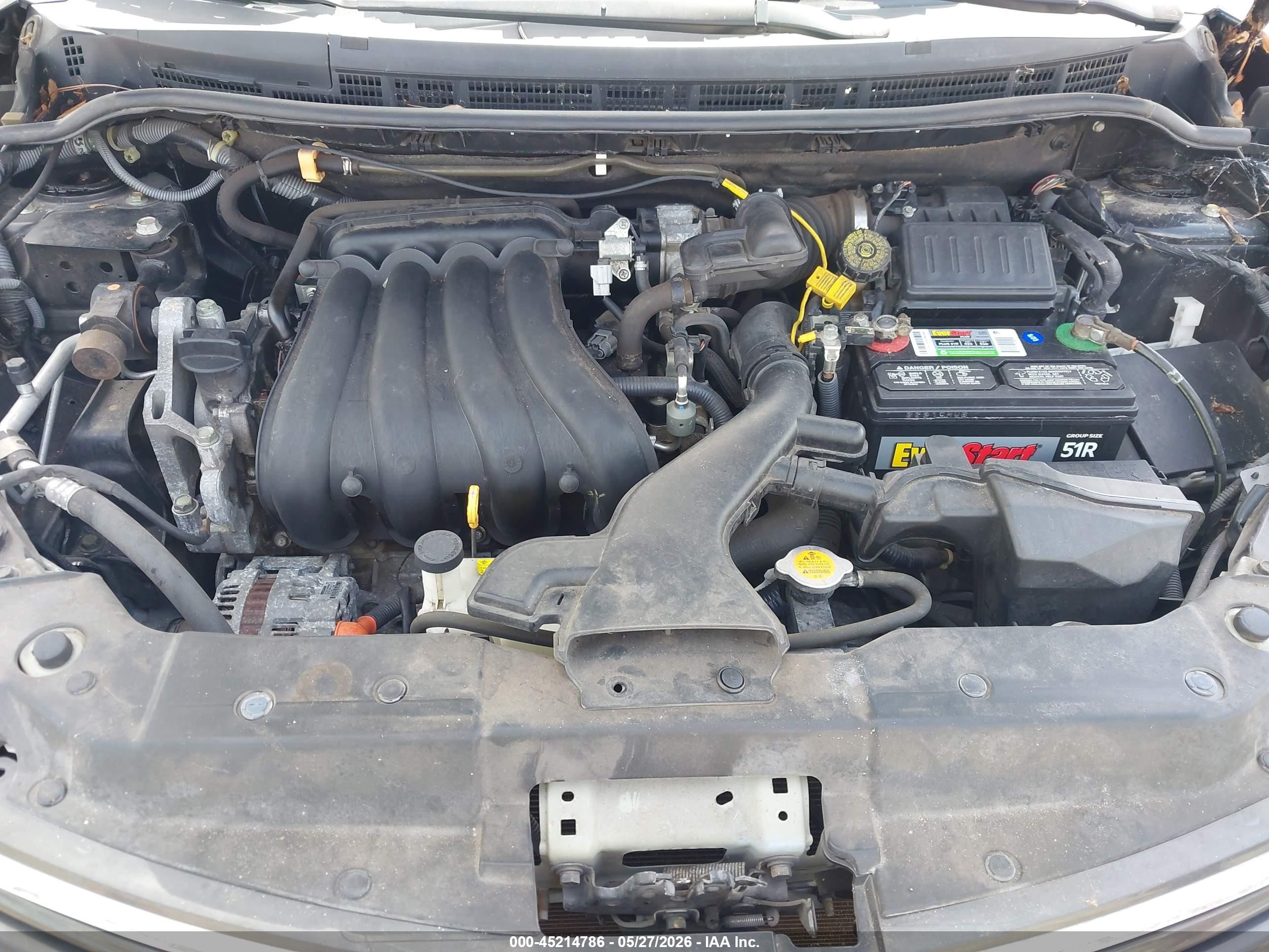 2012 Nissan Versa 1.8 S Черный vin: 3N1BC1CP1CK236302