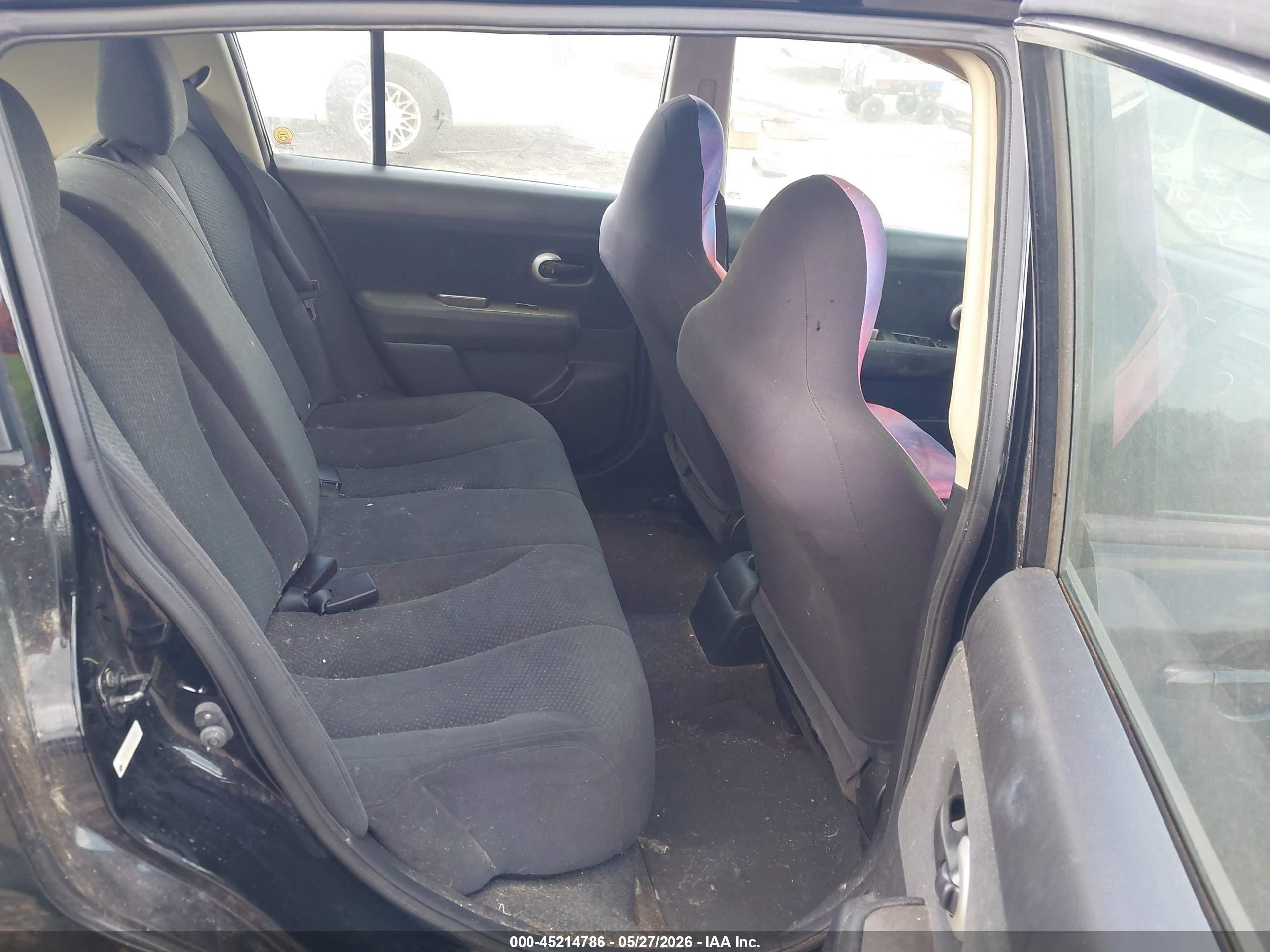 2012 Nissan Versa 1.8 S Черный vin: 3N1BC1CP1CK236302