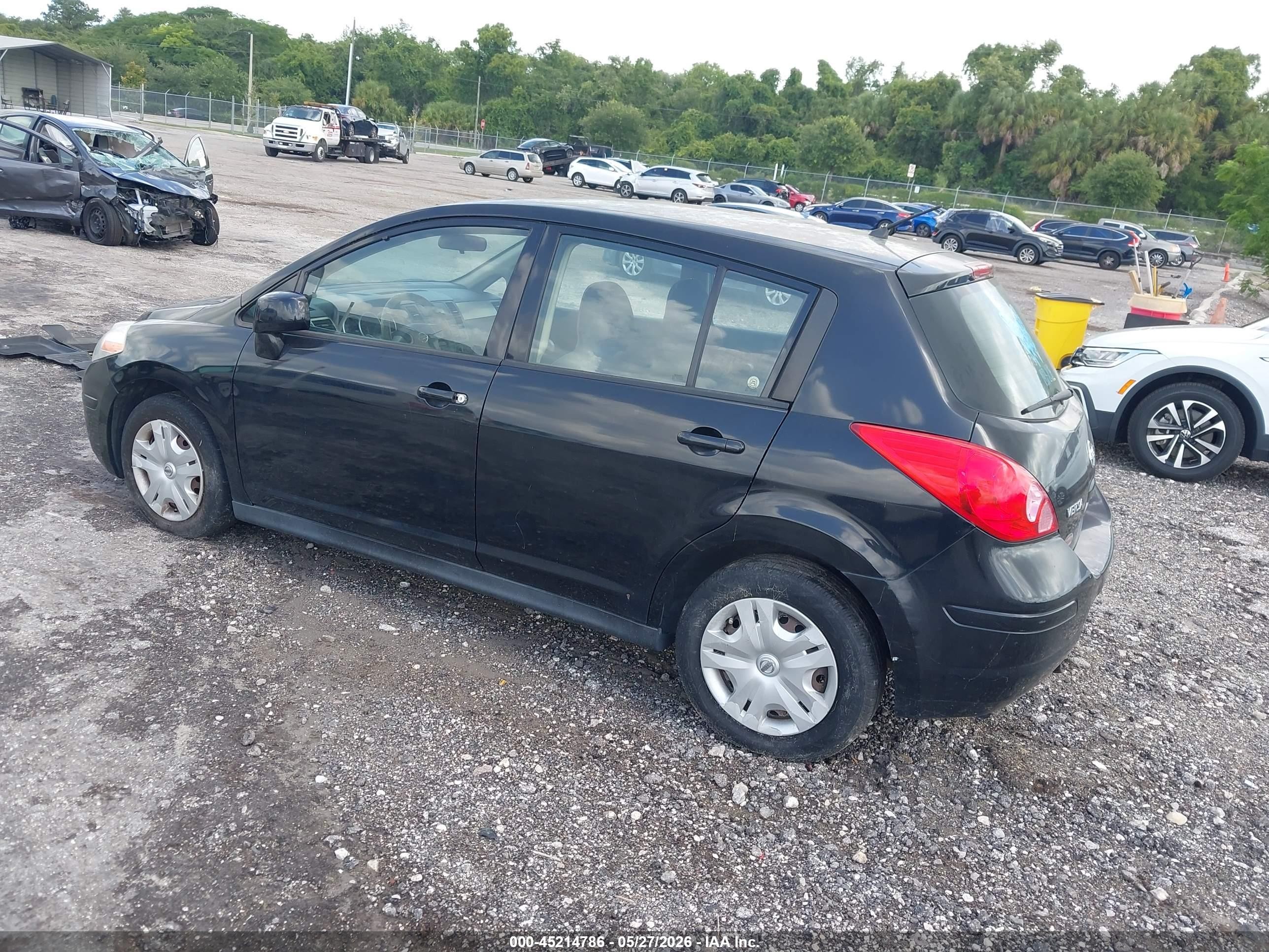 2012 Nissan Versa 1.8 S Черный vin: 3N1BC1CP1CK236302