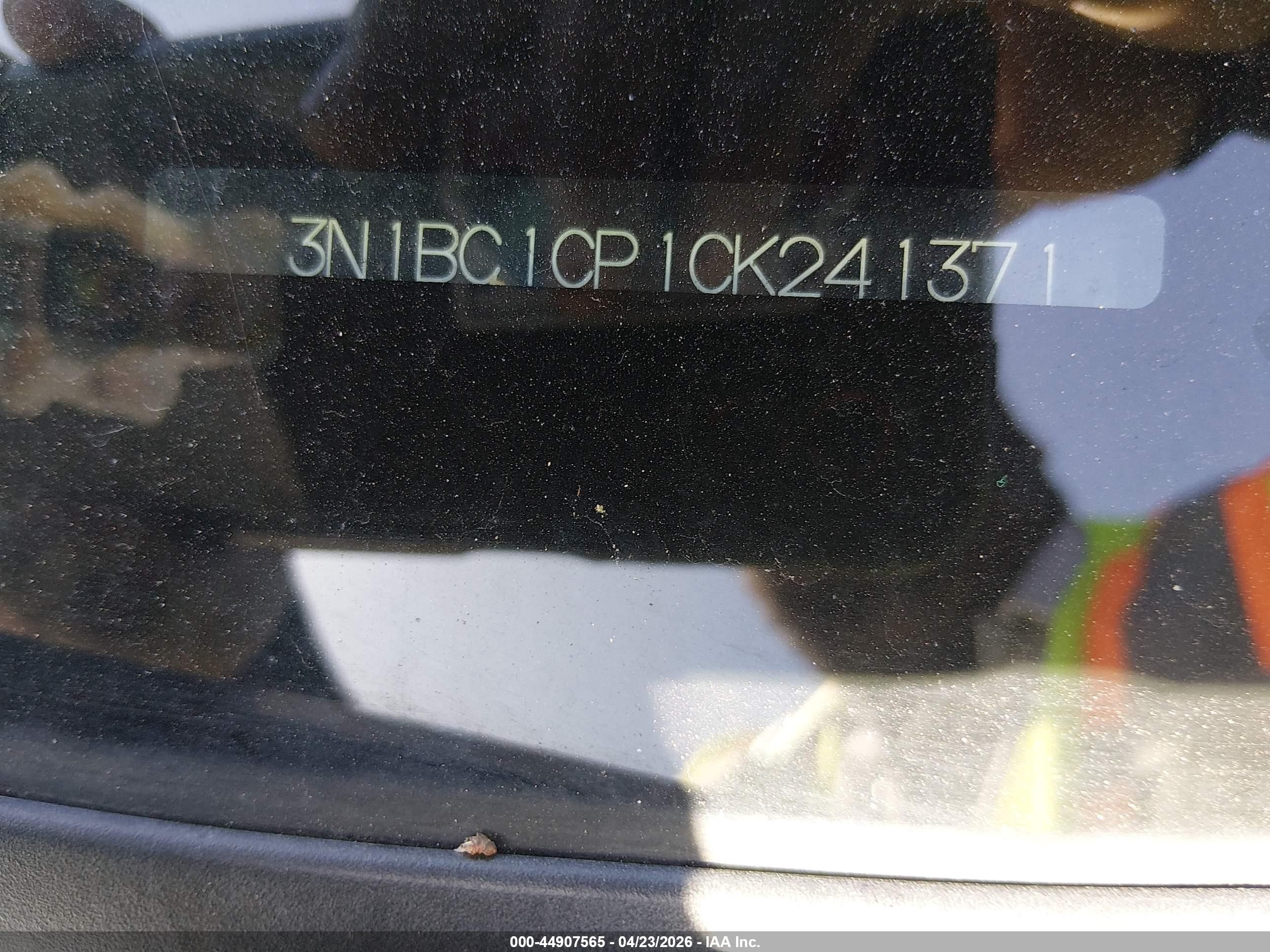 2012 Nissan Versa 1.8 S Silver vin: 3N1BC1CP1CK241371
