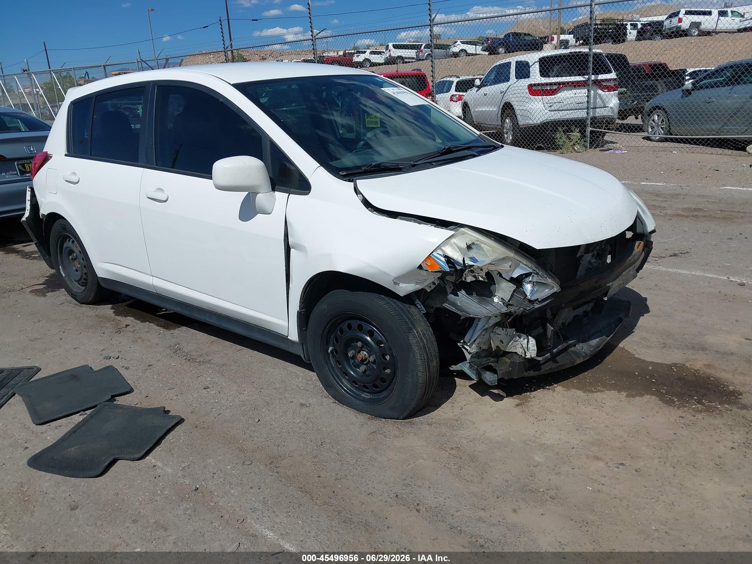 2012 Nissan Versa 1.8 S White vin: 3N1BC1CP1CK257361