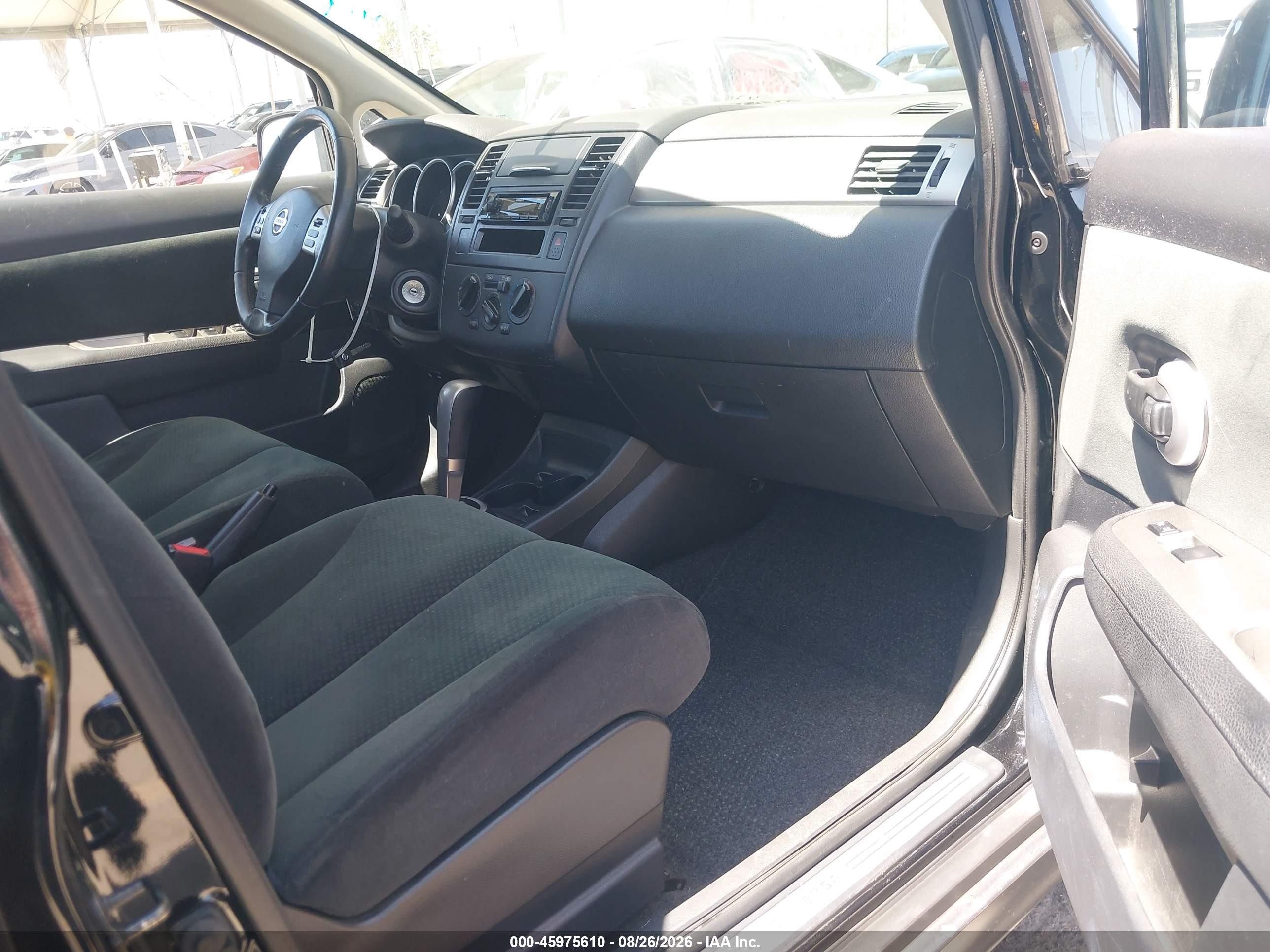 2012 Nissan Versa 1.8 S Черный vin: 3N1BC1CP1CK288111