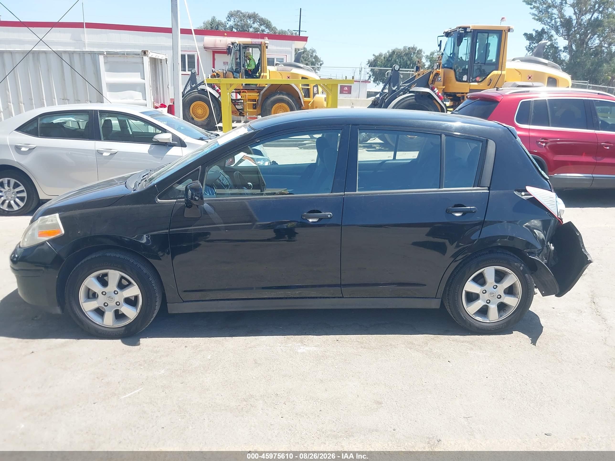 2012 Nissan Versa 1.8 S Черный vin: 3N1BC1CP1CK288111