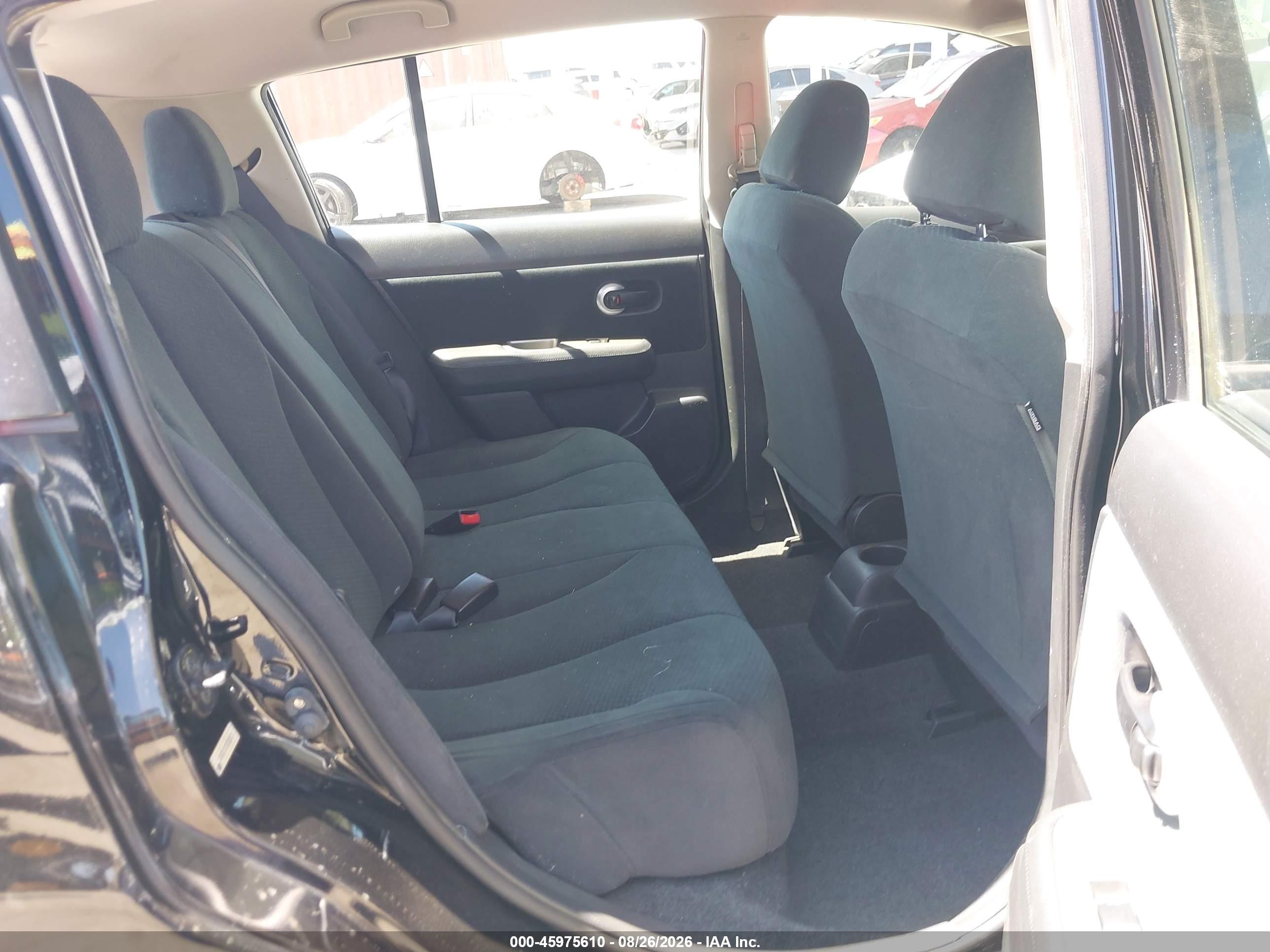 2012 Nissan Versa 1.8 S Черный vin: 3N1BC1CP1CK288111