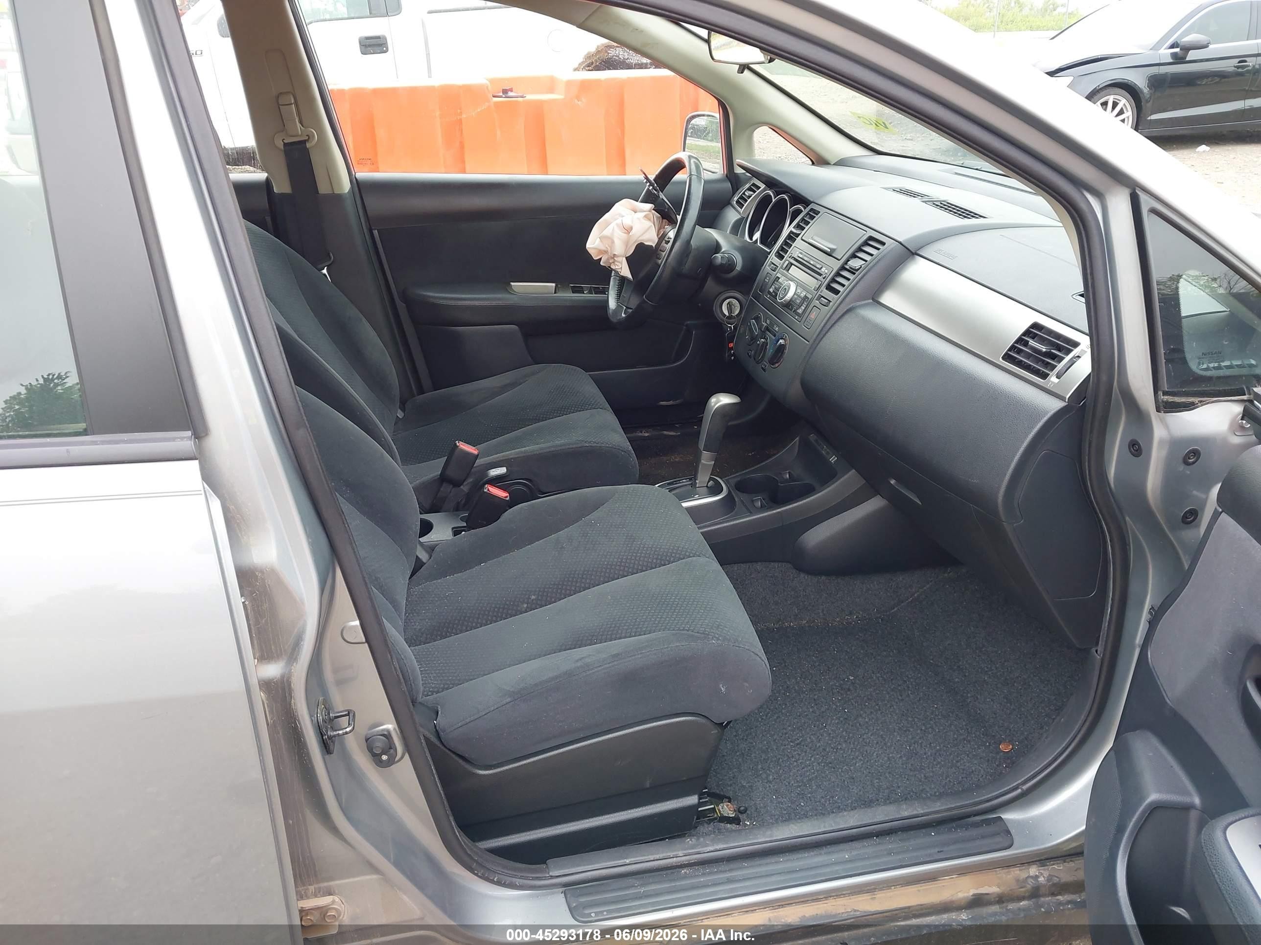 2012 Nissan Versa 1.8 S Gray vin: 3N1BC1CP1CK296046