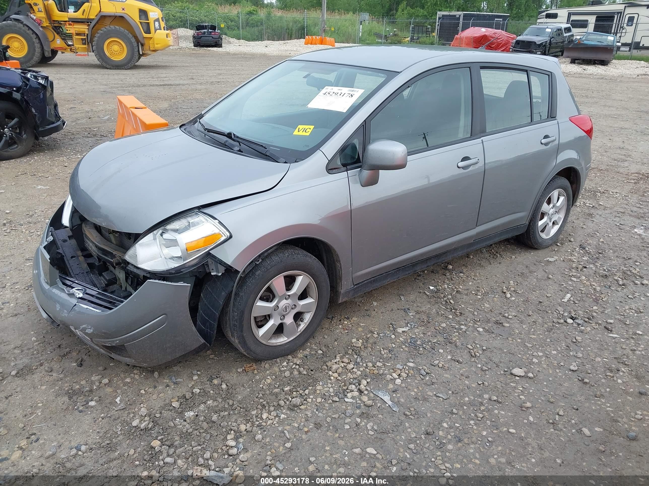 2012 Nissan Versa 1.8 S Gray vin: 3N1BC1CP1CK296046