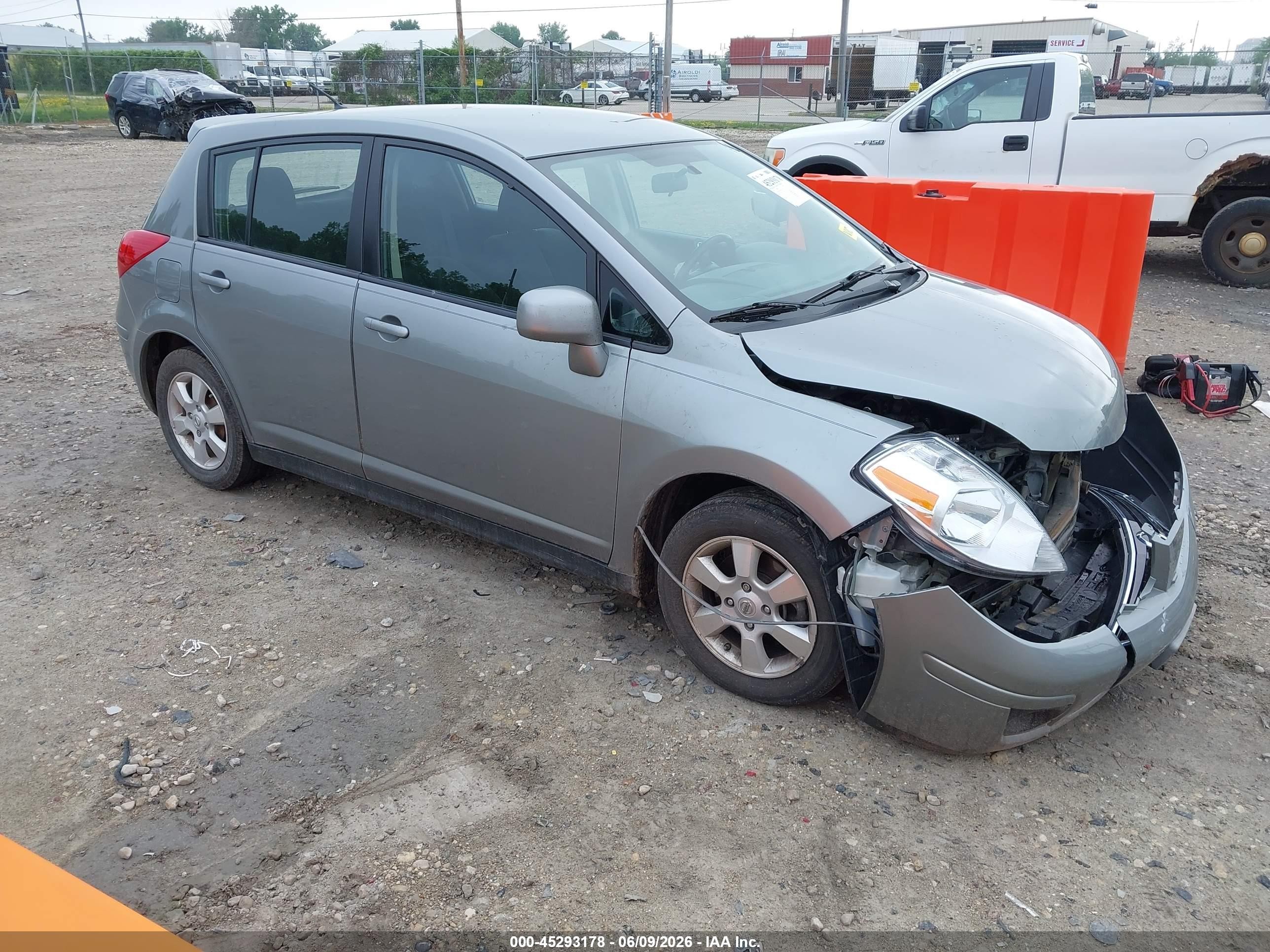2012 Nissan Versa 1.8 S Gray vin: 3N1BC1CP1CK296046