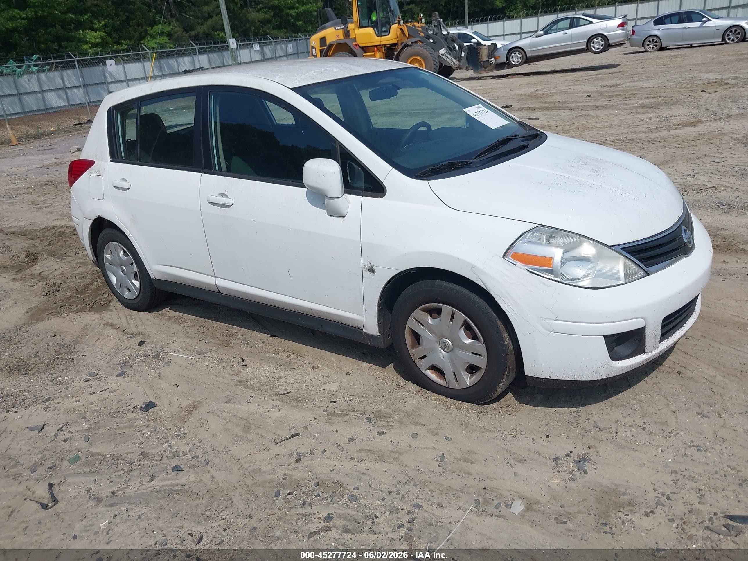 2012 Nissan Versa 1.8 S White vin: 3N1BC1CP1CK299397