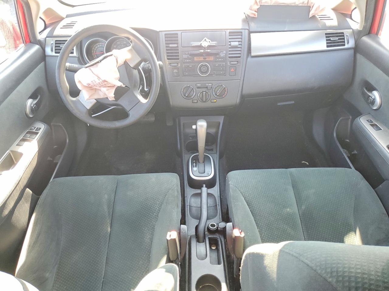 2012 Nissan Versa 1.8 S Red vin: 3N1BC1CP1CK800160