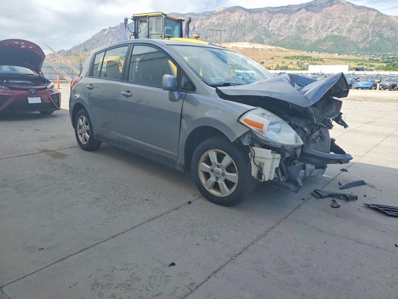 2012 Nissan Versa 1.8 S Gray vin: 3N1BC1CP1CK802345
