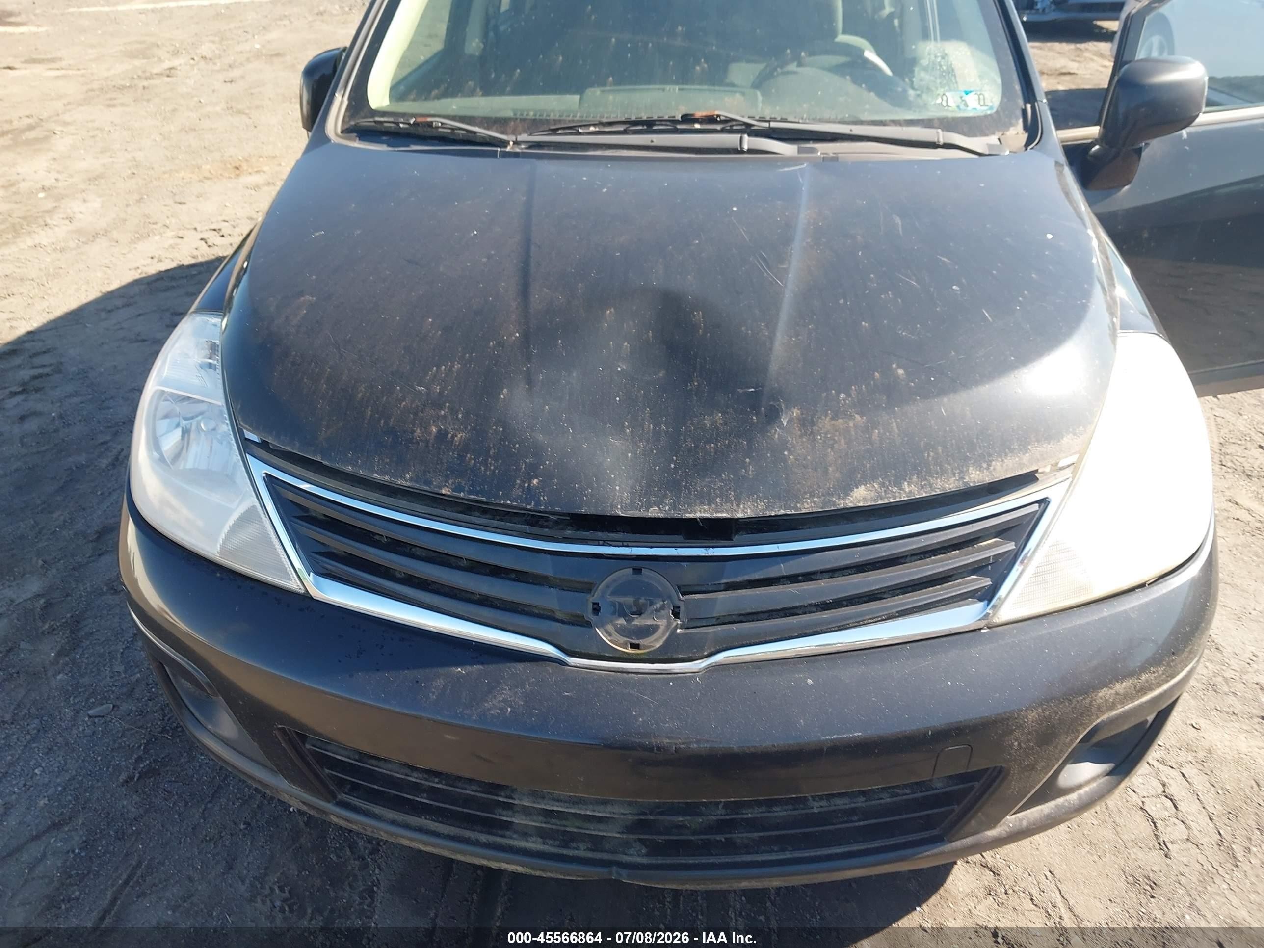 2012 Nissan Versa 1.8 S Black vin: 3N1BC1CP1CK803298